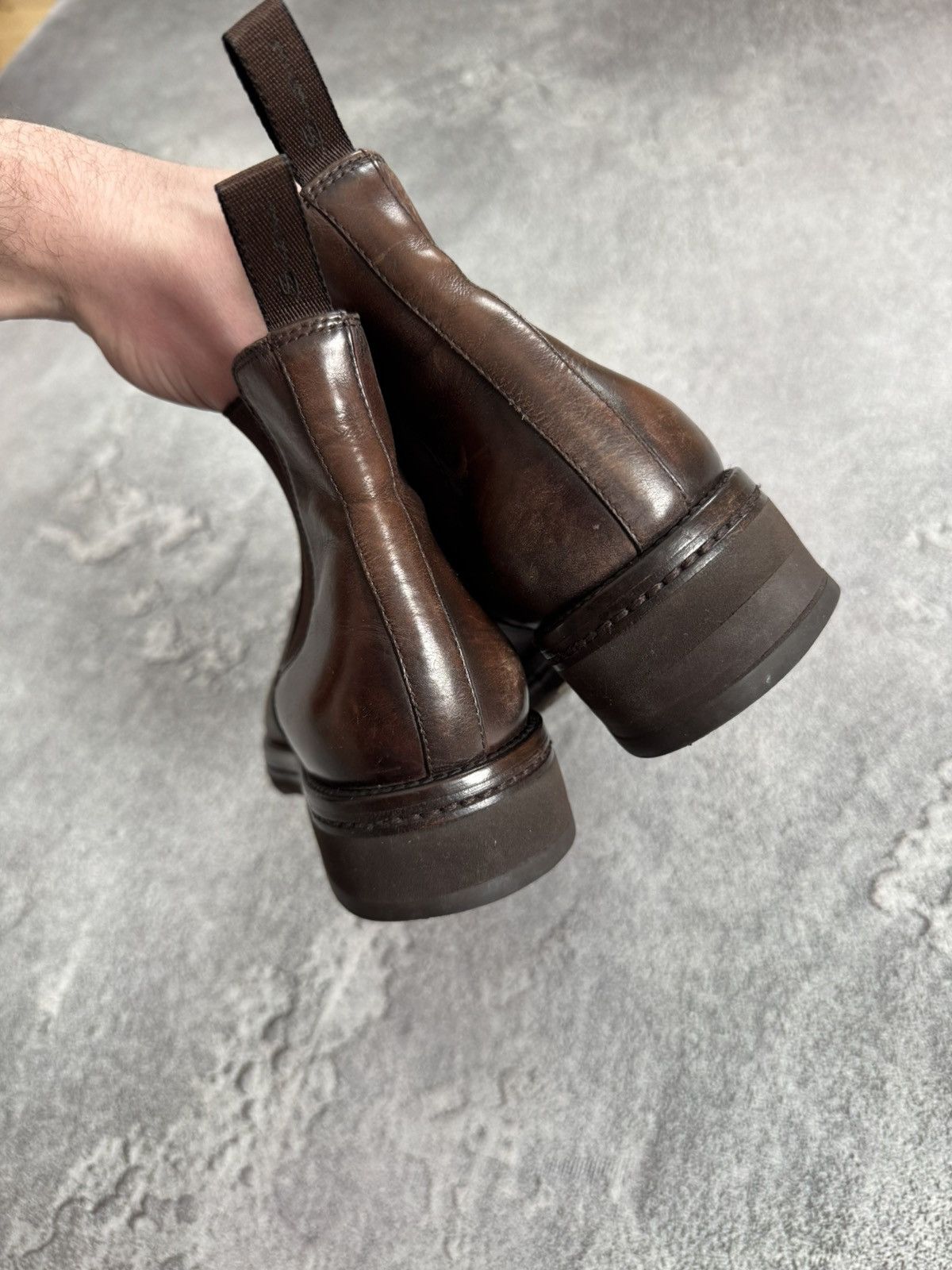 Santoni Santoni Women’s Brown Leather Chelsea Boots – Size EU 38 Size US 8 / IT 38 - 17 Thumbnail