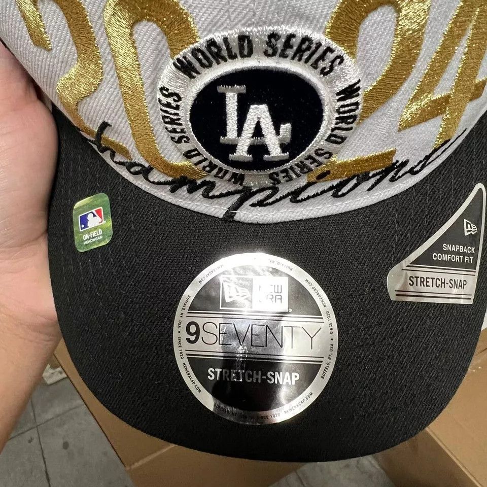 New Era Los Angeles LA Dodgers Hat 2024 Champions Stretch Snap Back Size ONE SIZE - 7 Thumbnail