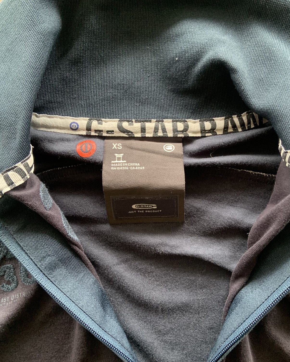 G-Star G-star Raw Denim Fitted Tracktop Sweatshirt Size US S / EU 44-46 / 1 - 4 Thumbnail