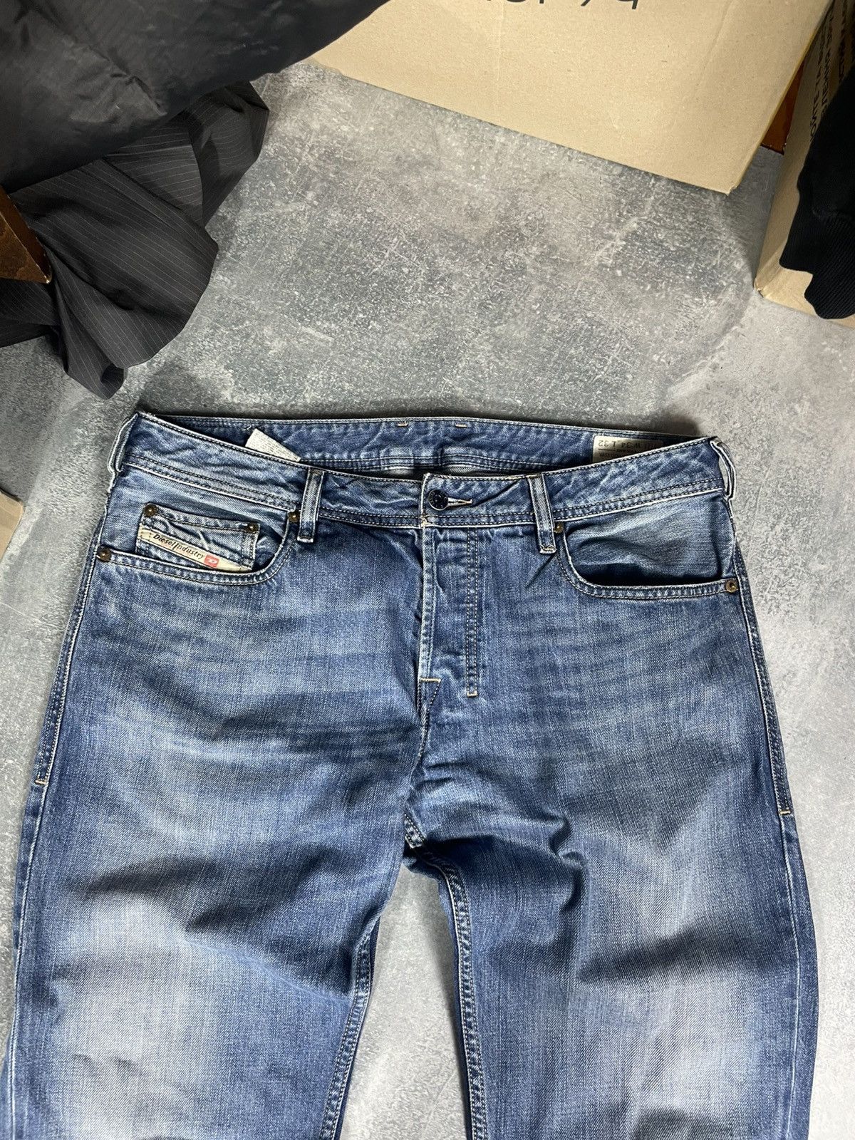 Diesel Vintage baggy Diesel zatiny larkee denim jeans Size US 34 / EU 50 - 7 Thumbnail