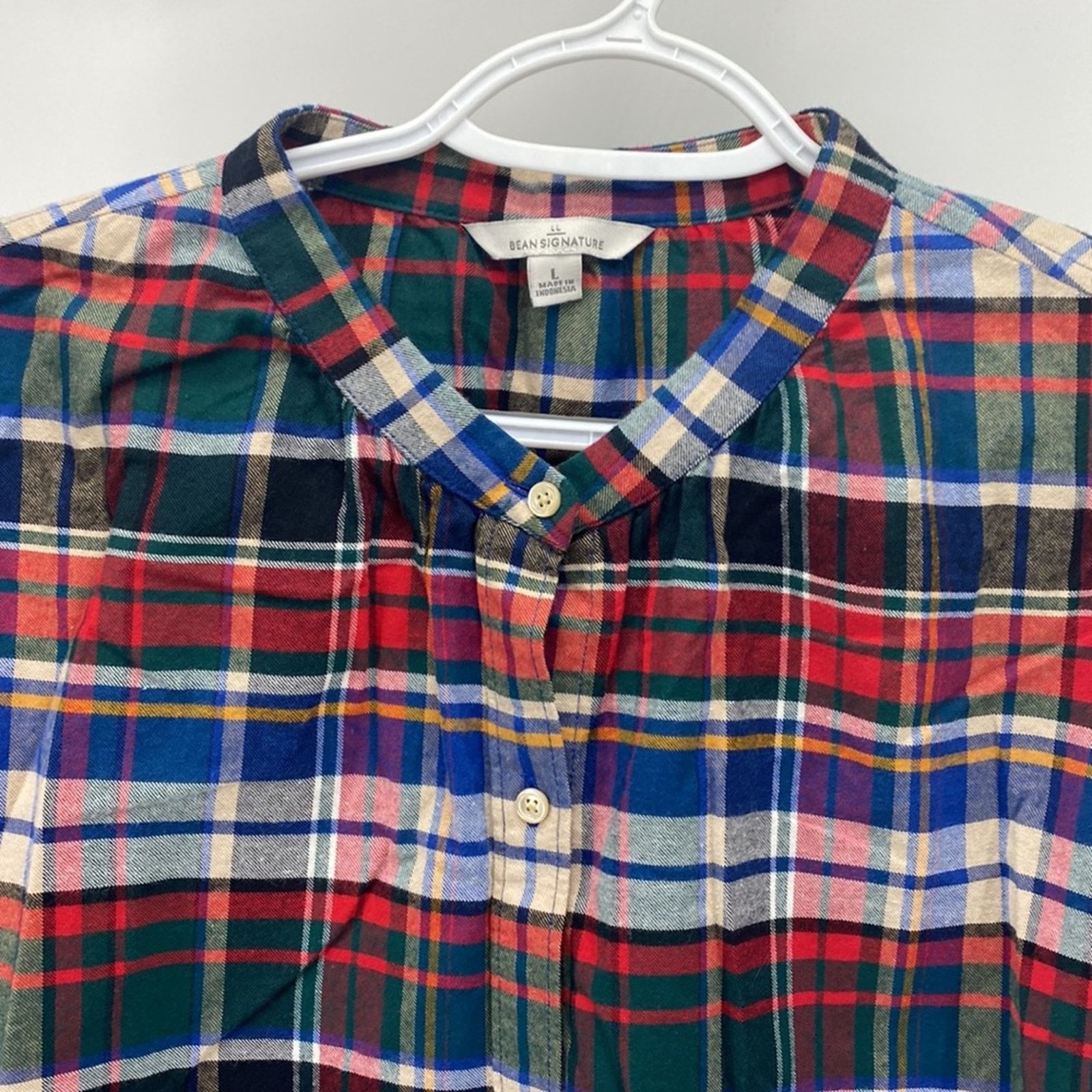 L.L. Bean L.L. Bean Shirt Red green plaid Signature Flannel size L Size L / US 10 / IT 46 - 7 Thumbnail