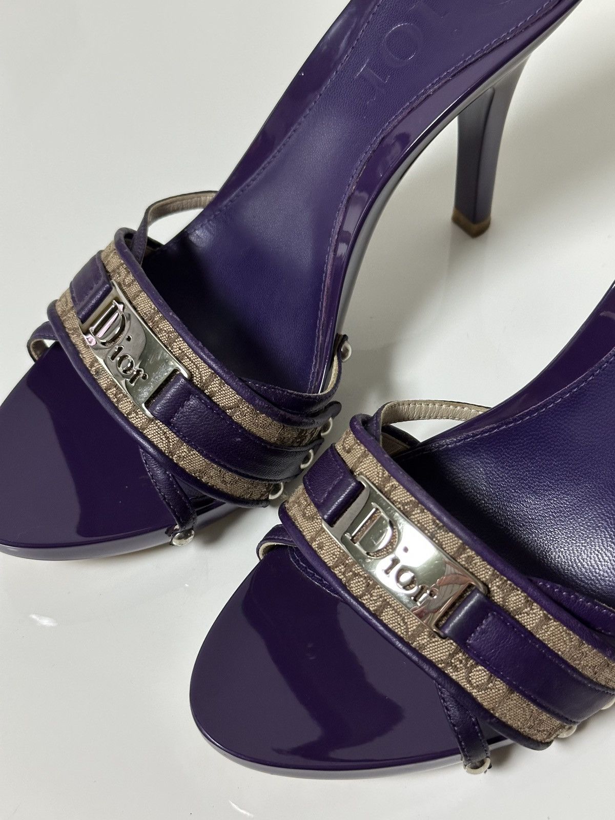 Dior CHRISTIAN DIOR S/S 2005 Diorissimo Street Chic Sandals Size US 8 / IT 38 - 5 Thumbnail