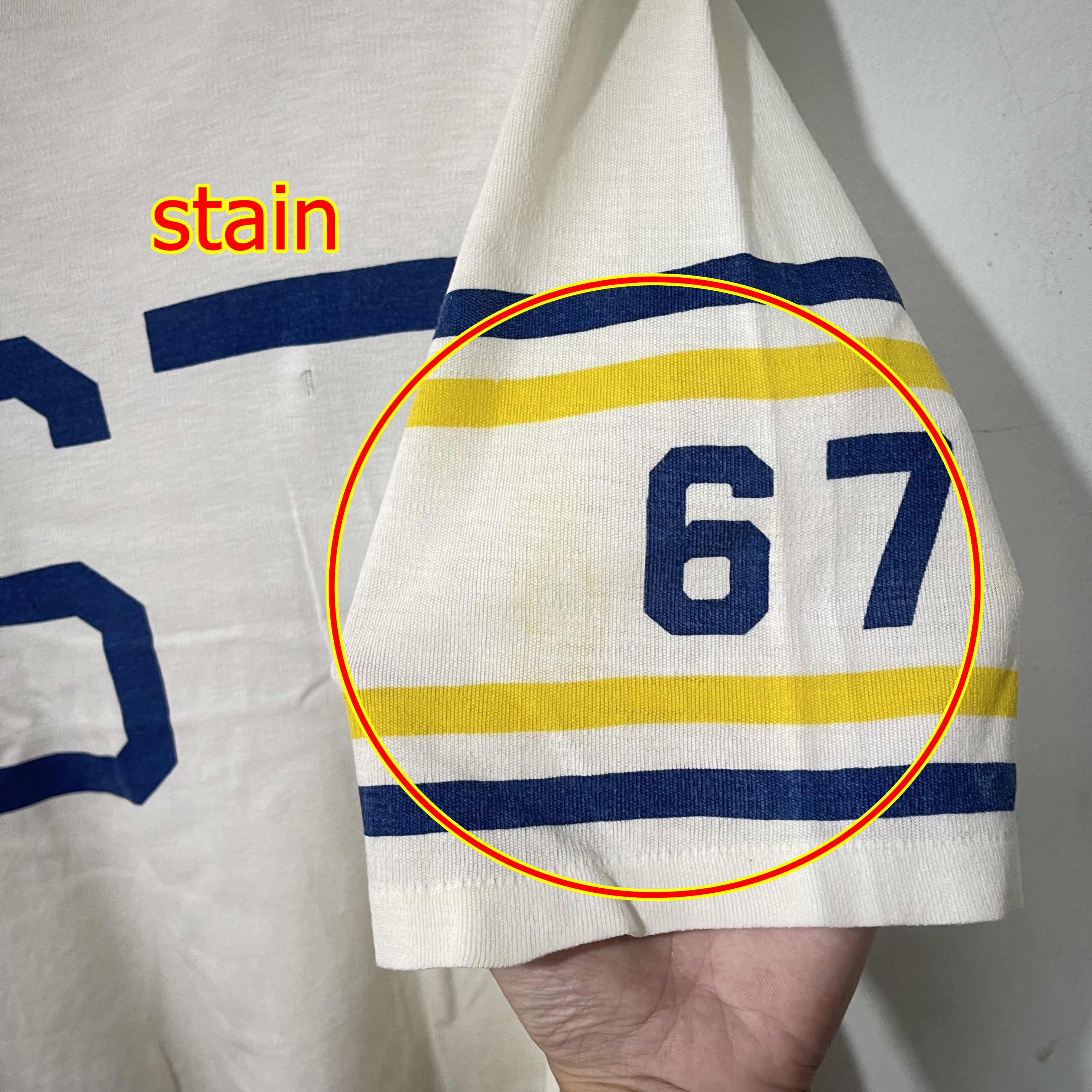NFL Vintage 80s-90s 67 Football Jersey T-Shirt Size L / US 10 / IT 46 - 9 Thumbnail