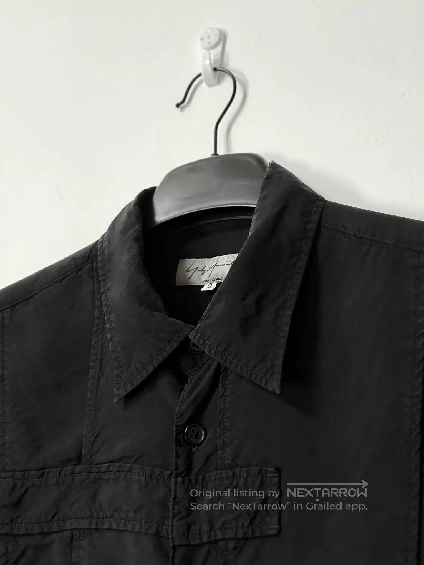 Yohji Yamamoto Yohji Yamamoto Multi-Pocket Short Sleeve Shirt. Size US M / EU 48-50 / 2 - 3 Thumbnail