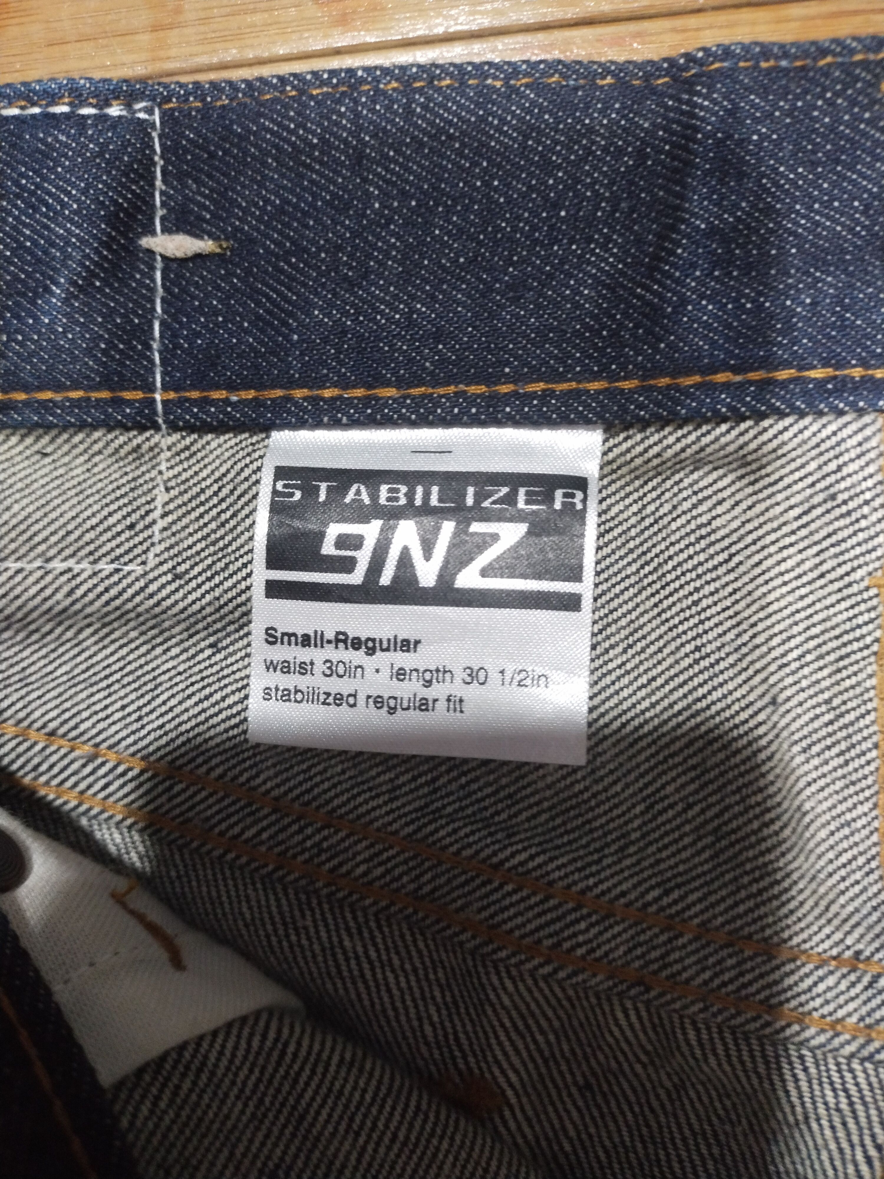 Indigo × Japanese Brand × Vintage Stabilizer gNZ Regular Fit Sz 30" Size US 30 / EU 46 - 15 Thumbnail