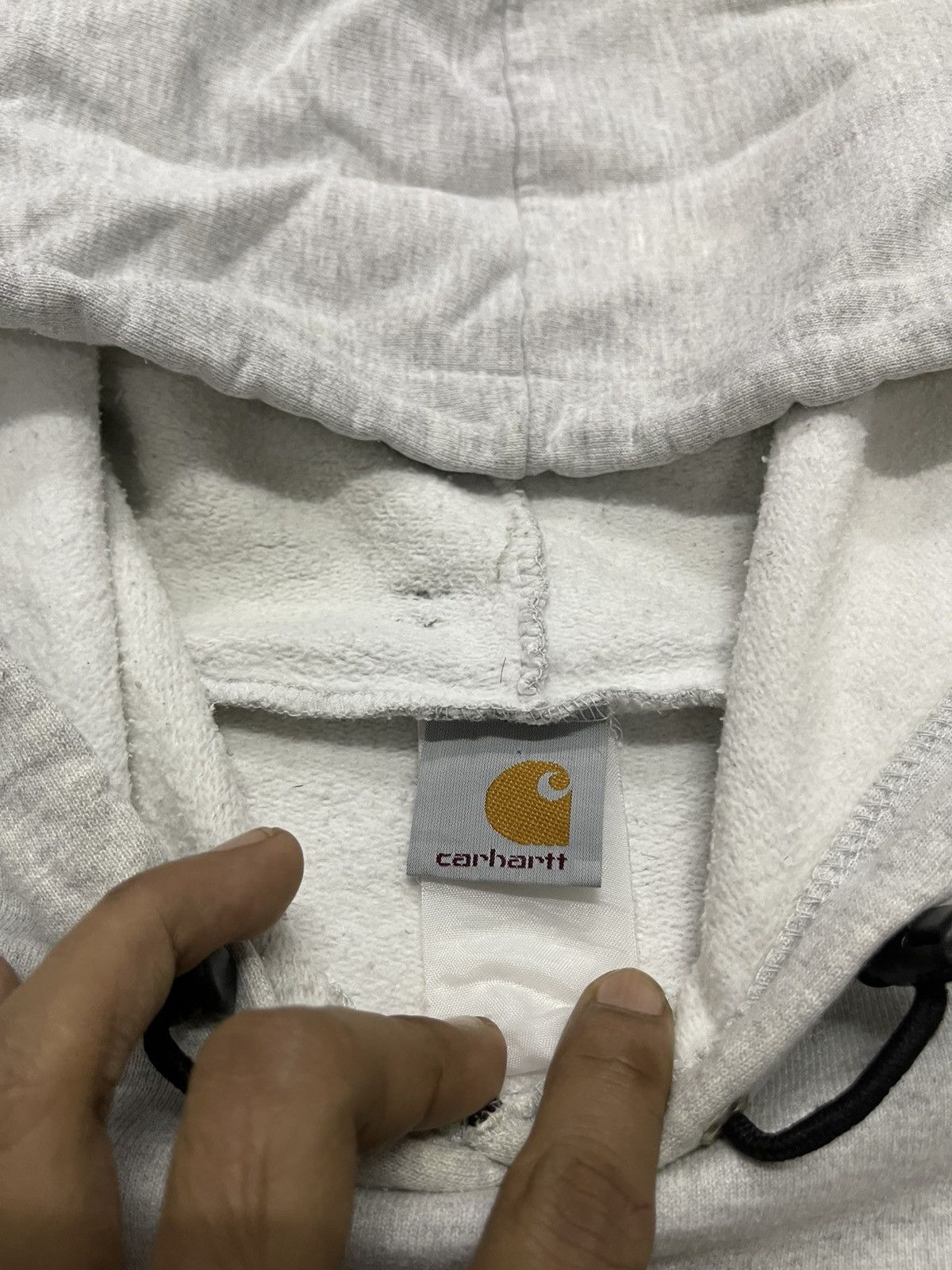 Carhartt 90s CARHARTT PULLOVER HOODIE EMBROIDERED LOGO Size US XXL / EU 58 / 5 - 8 Thumbnail