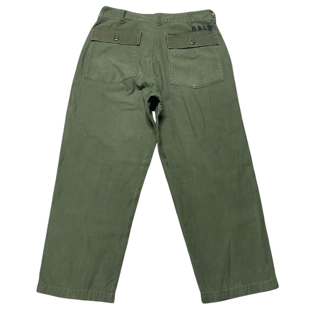 Vintage Vintage OG-107 Sateen US Army Fatigue Pants Size 32" / US 10 / IT 46 - 1 Thumbnail