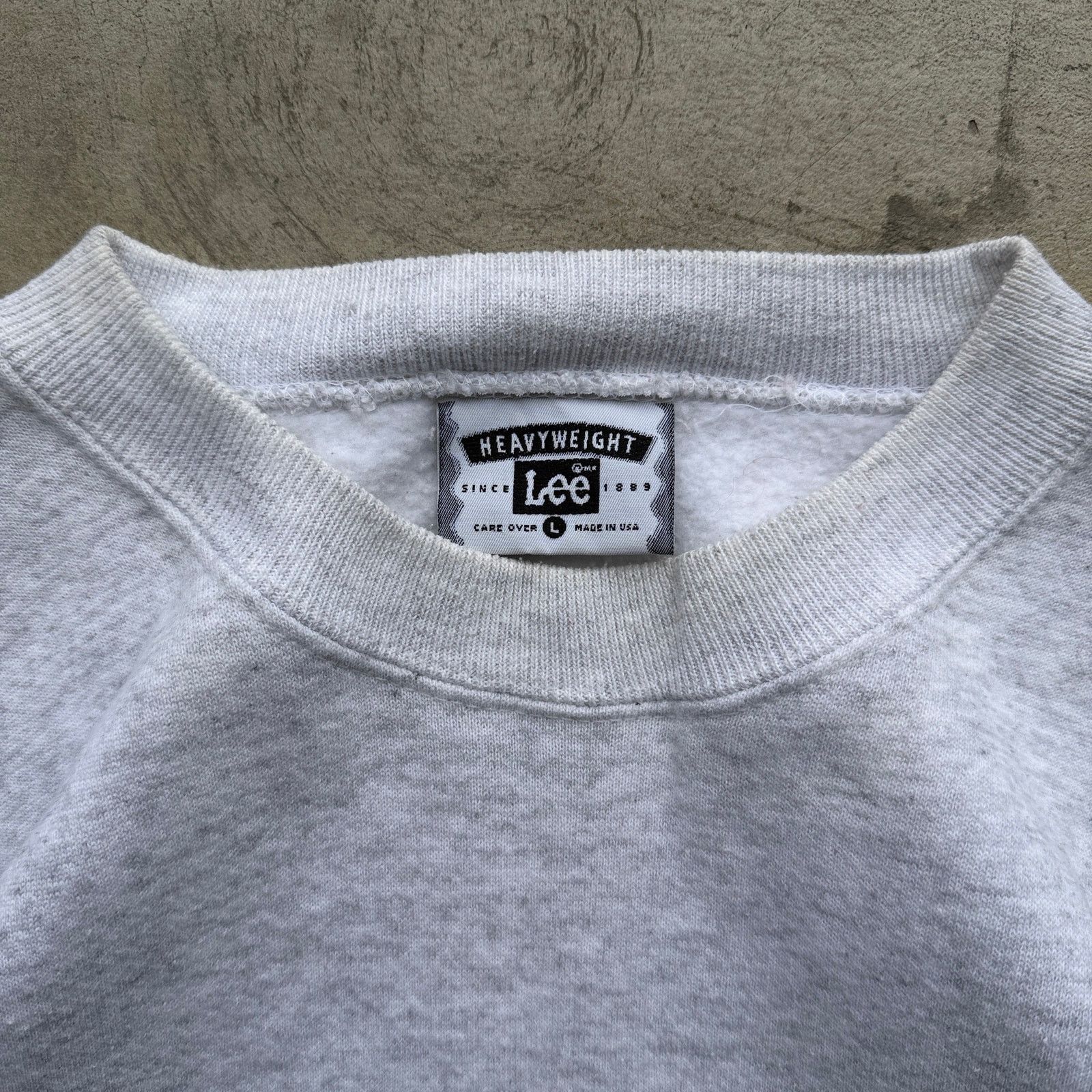 Lee Vintage Lee Heavyweight Grey Crewneck Sweatshirt Made in USA Size US L / EU 52-54 / 3 - 3 Thumbnail