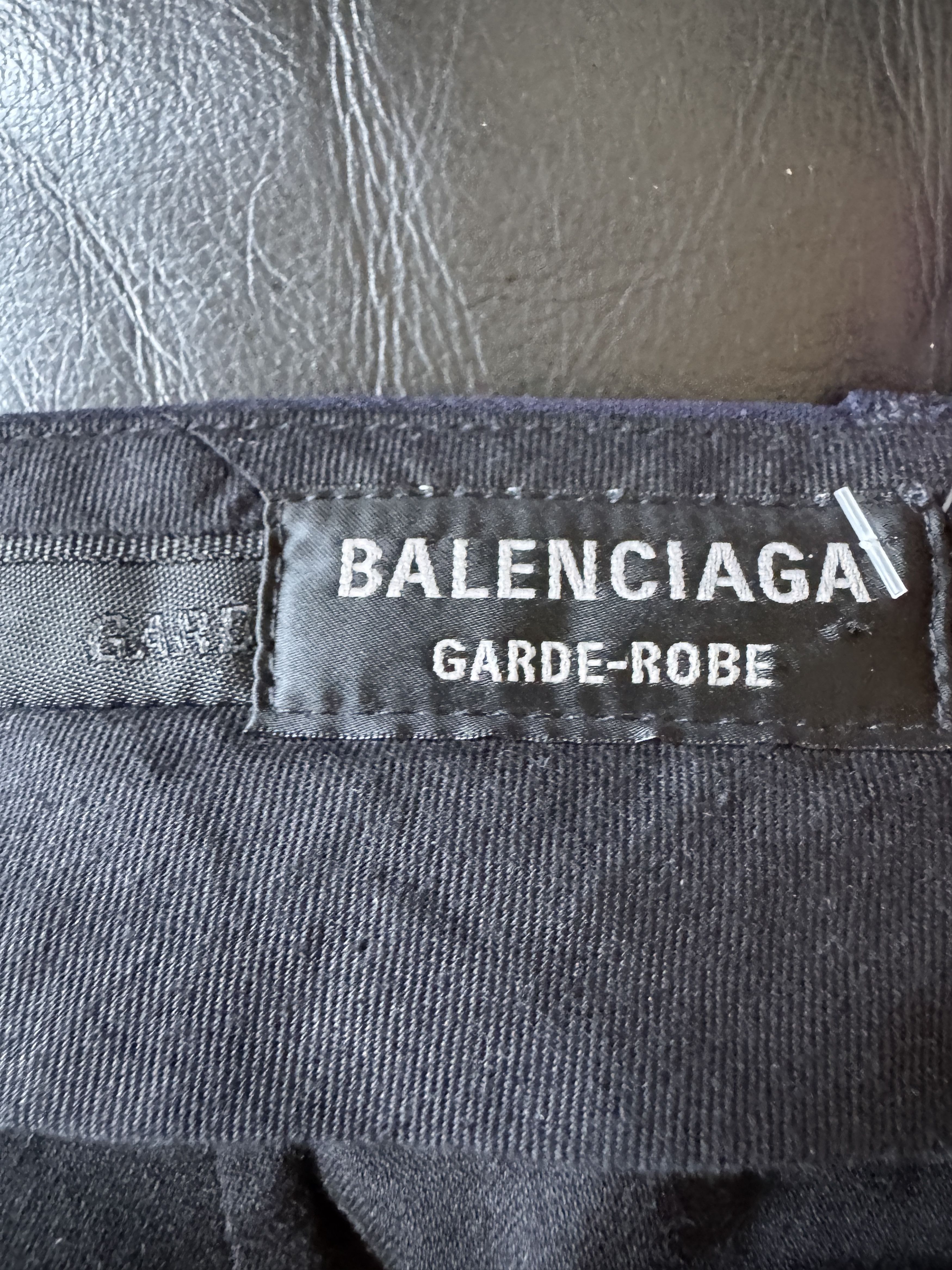 Balenciaga Garde-Robe High Waist Wool Trousers Size US 34 / EU 50 - 17 Thumbnail