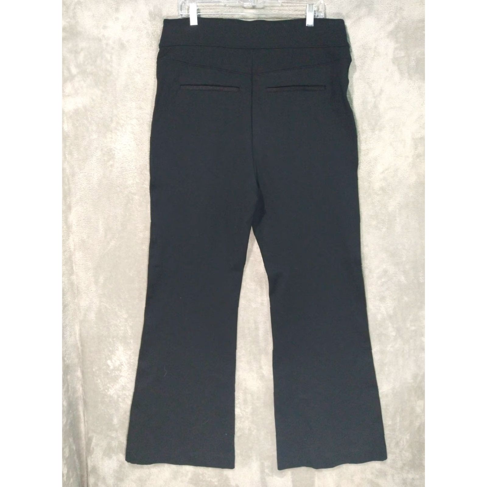 Spanx SPANX Plus Size 2X Ponte Flare Pants High Rise Black Athleisure Women Size 40" / US 18 - 2 Thumbnail