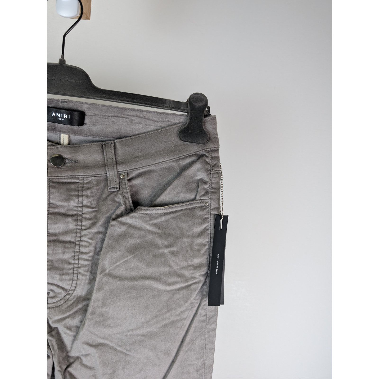 Amiri o1rshd1 Relaxed-Fit Corduroy Pants in Grey Size US 36 / EU 52 - 5 Thumbnail