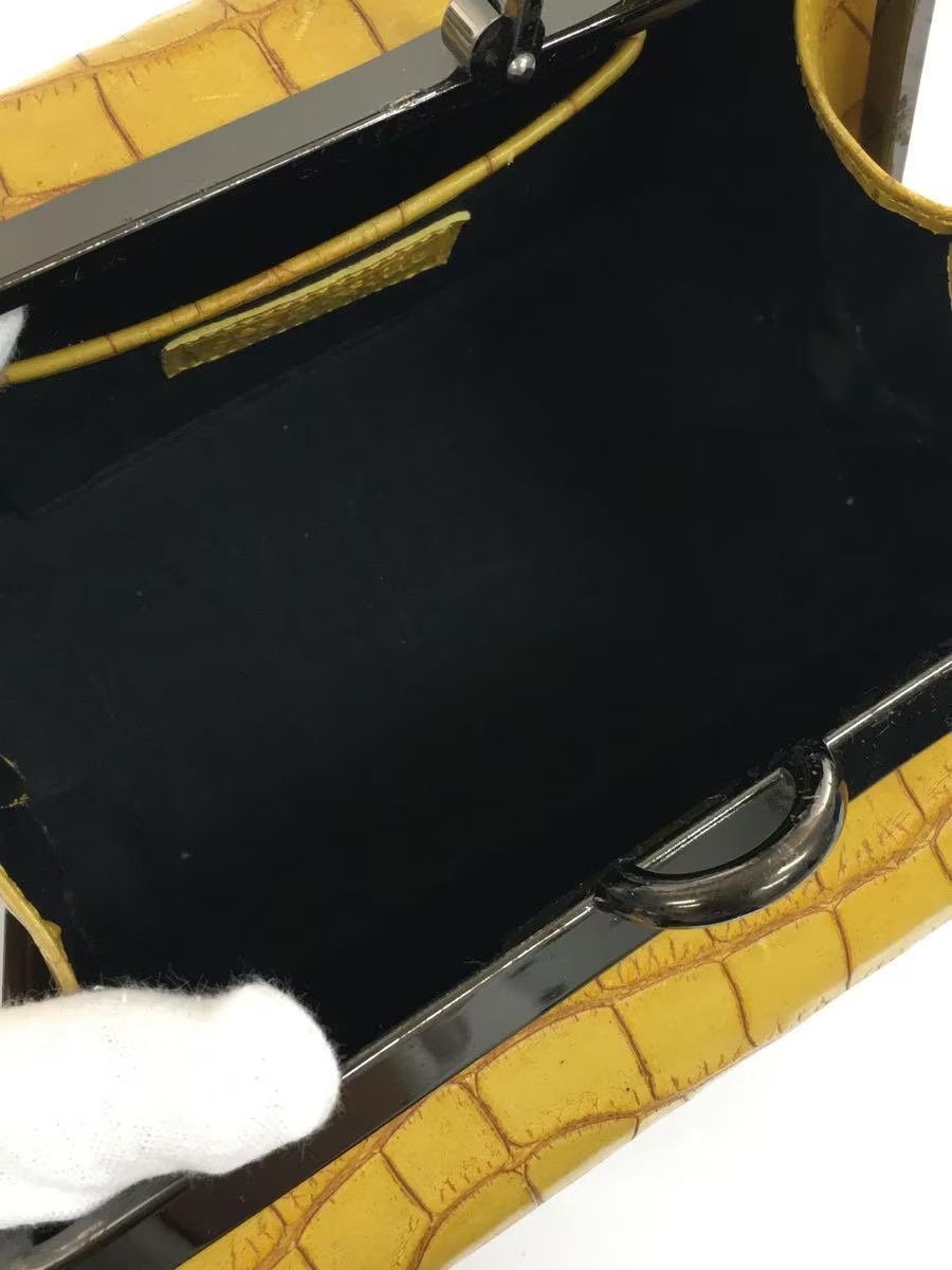 Jean Paul Gaultier Mini Crocodile Embossed Leather Hand Bag Size ONE SIZE - 8 Thumbnail