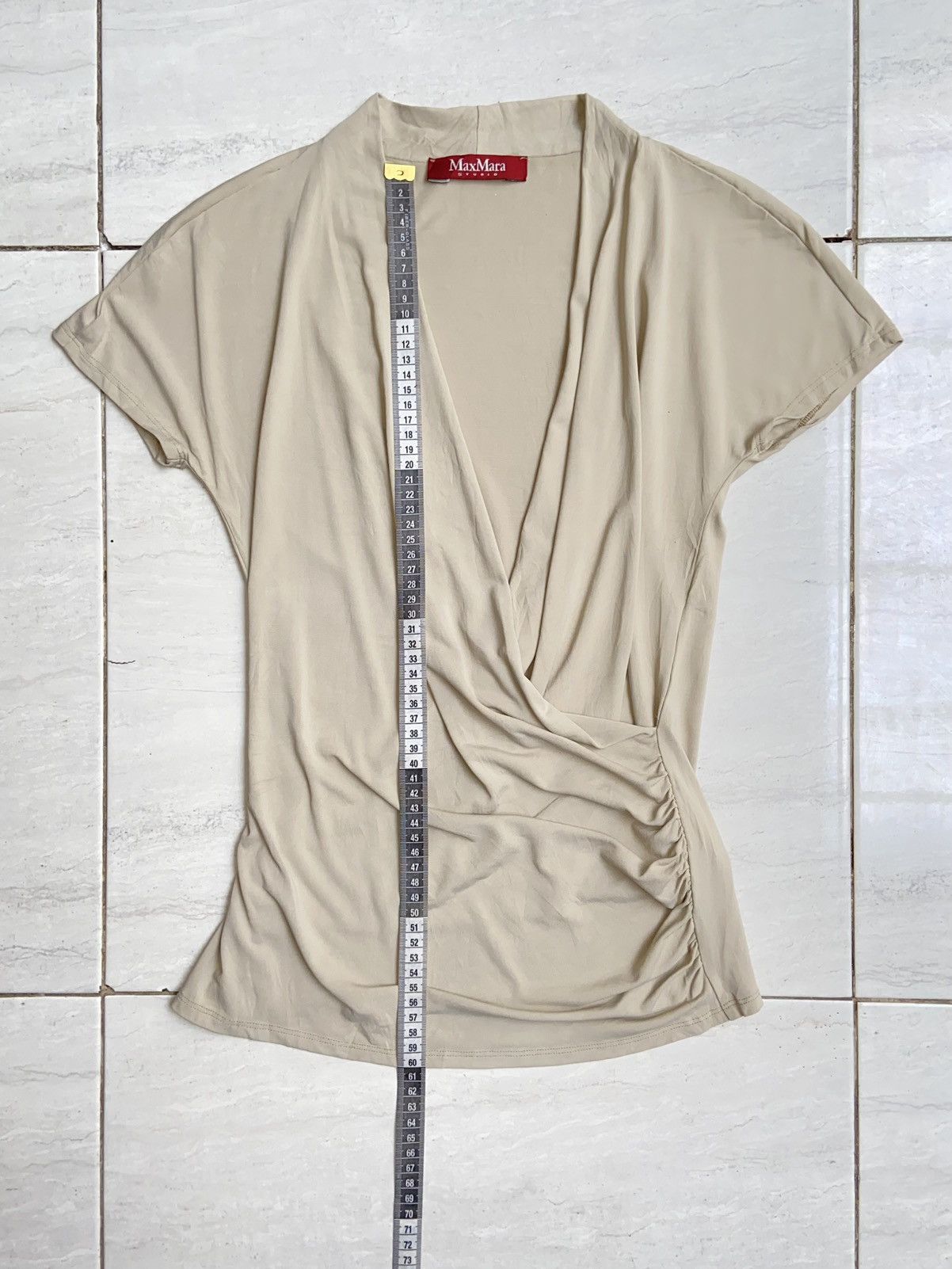 Max Mara MAX MARA Brown T-Shirt Size XXS / US 00 / IT 34 - 7 Thumbnail