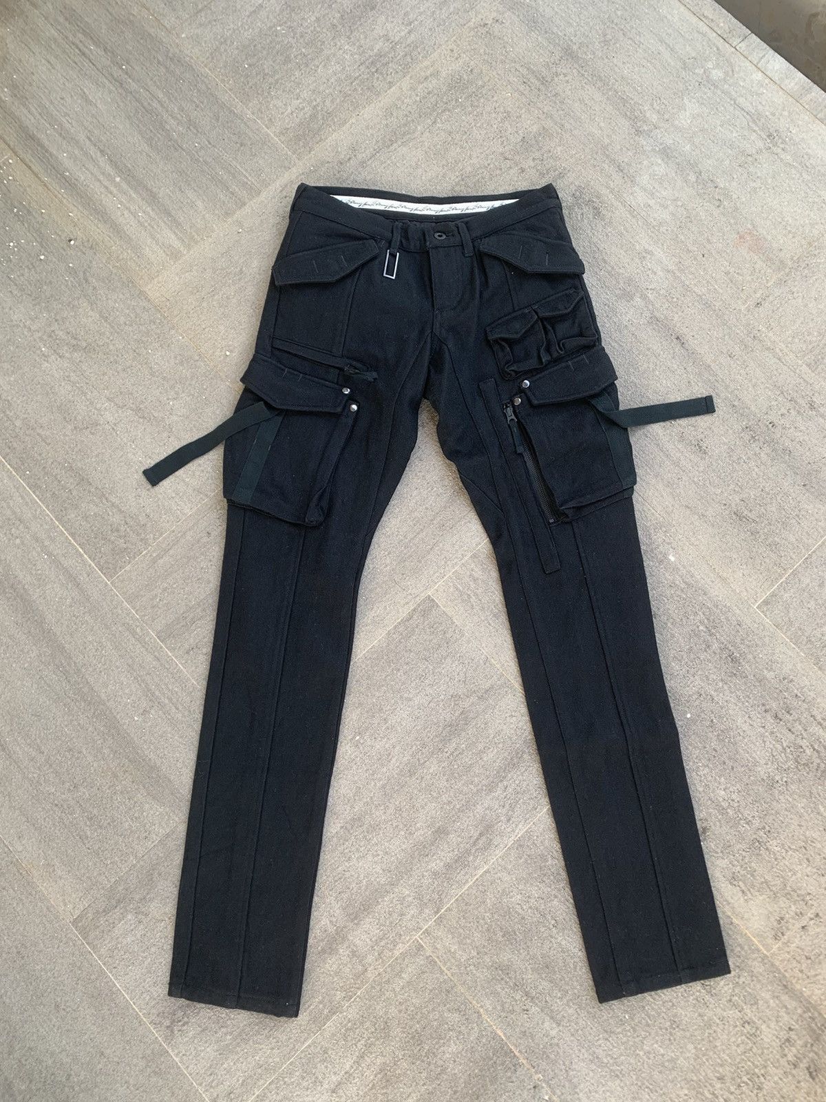 If Six Was Nine × Le Grande Bleu (L.G.B.) × Tornado Mart Tornado Mart Bondage Wool Pants Size US 30 / EU 46 - 1 Thumbnail