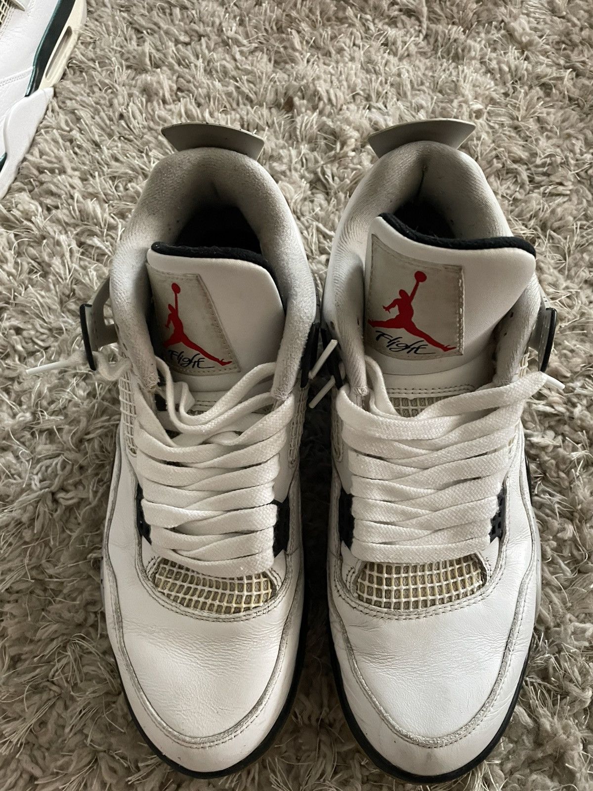Jordan Brand Jordan 4 White Cement 2016 Size US 10 / EU 43 - 5 Thumbnail