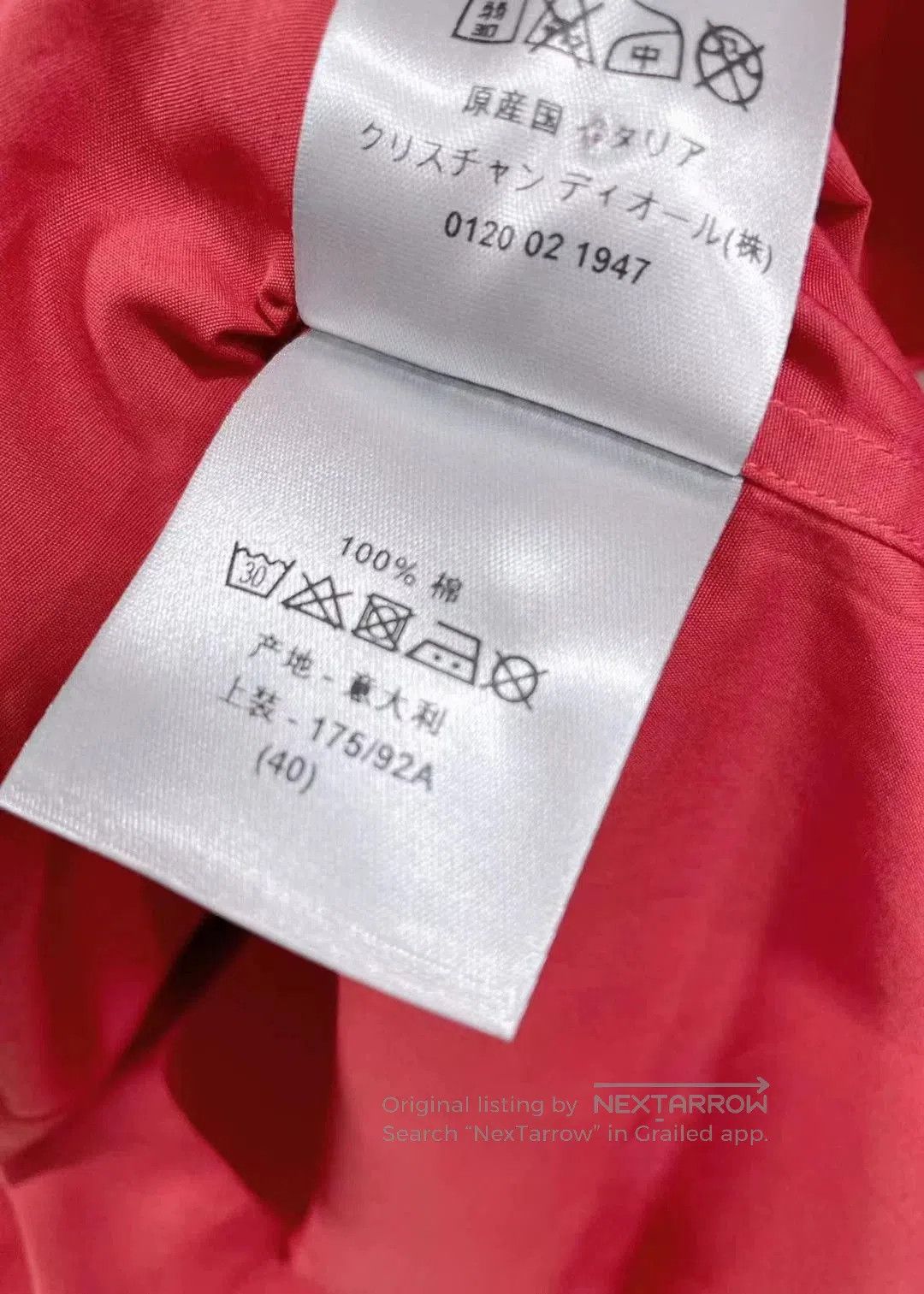 Dior Dior Cotton Long Sleeve Shirt. Size US L / EU 52-54 / 3 - 8 Thumbnail