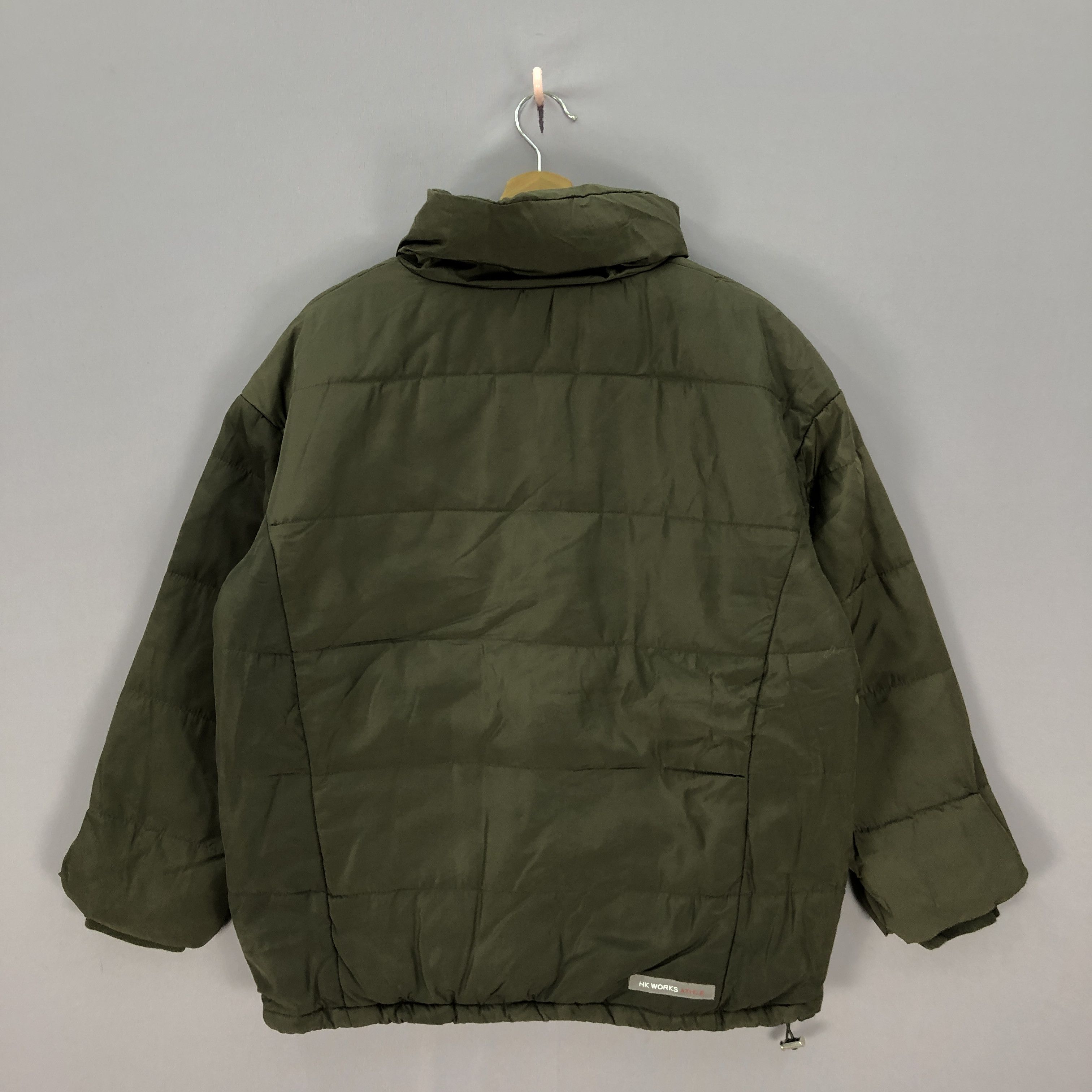 Japanese Brand × Vintage Vintage 90s HK Works Athle Japanese Puffer Jackets Size US L / EU 52-54 / 3 - 2 Thumbnail
