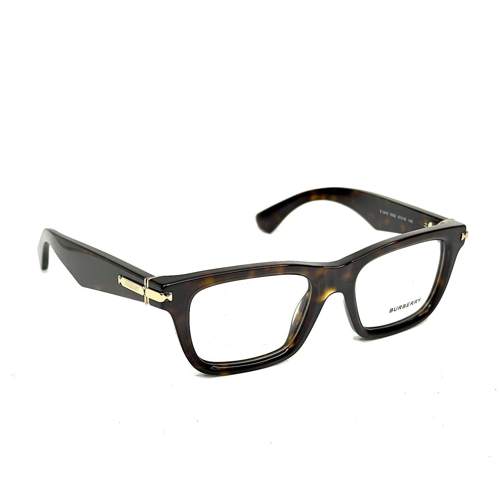 Burberry BURBERRY BE2419 Brown Havana Classic Eyeglasses Optical 2419 Size ONE SIZE - 8 Thumbnail