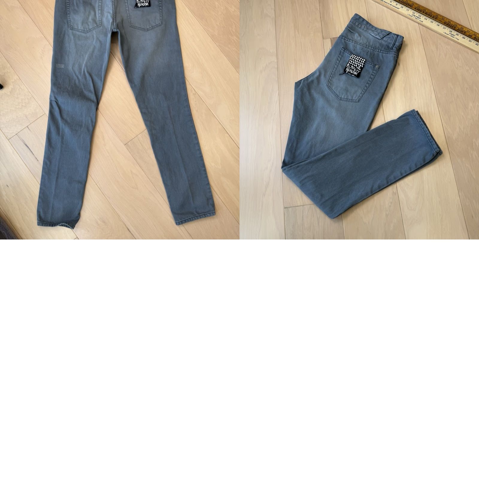 Ksubi Ksubi Jeans 34 Slim Taper Denim 5-Pocket Mens Blue Vintage No Size US 34 / EU 50 - 8 Thumbnail