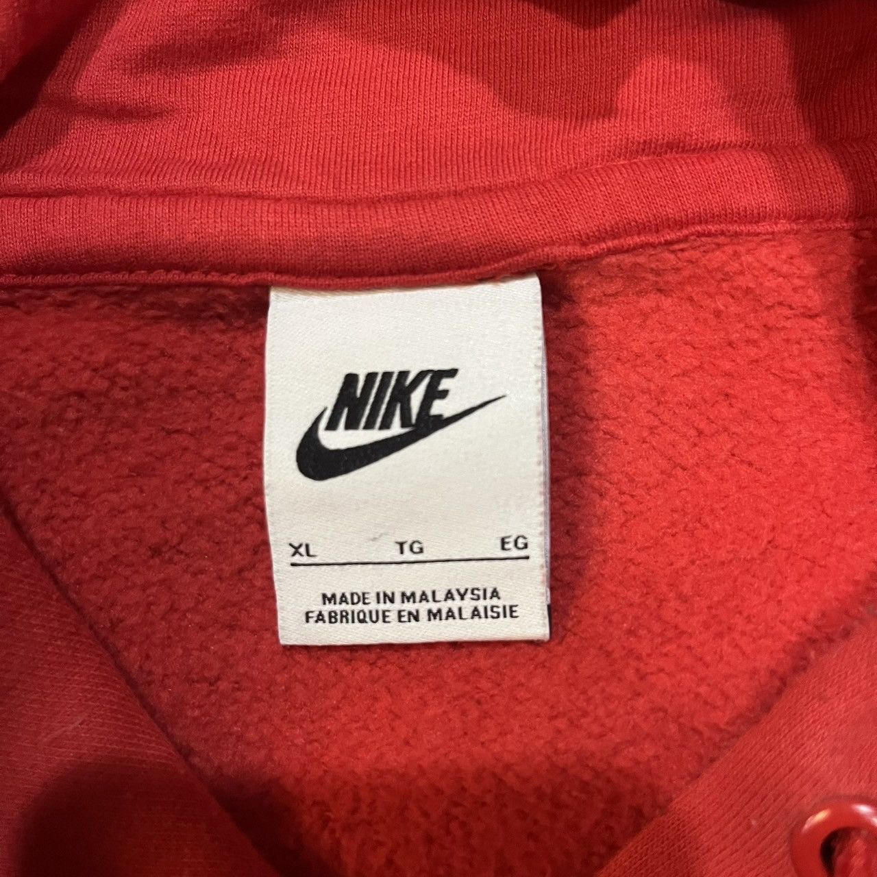 Nike Nike Center Swoosh Boxy Hoodie Womens Red Size XL / US 12-14 / IT 48-50 - 9 Thumbnail