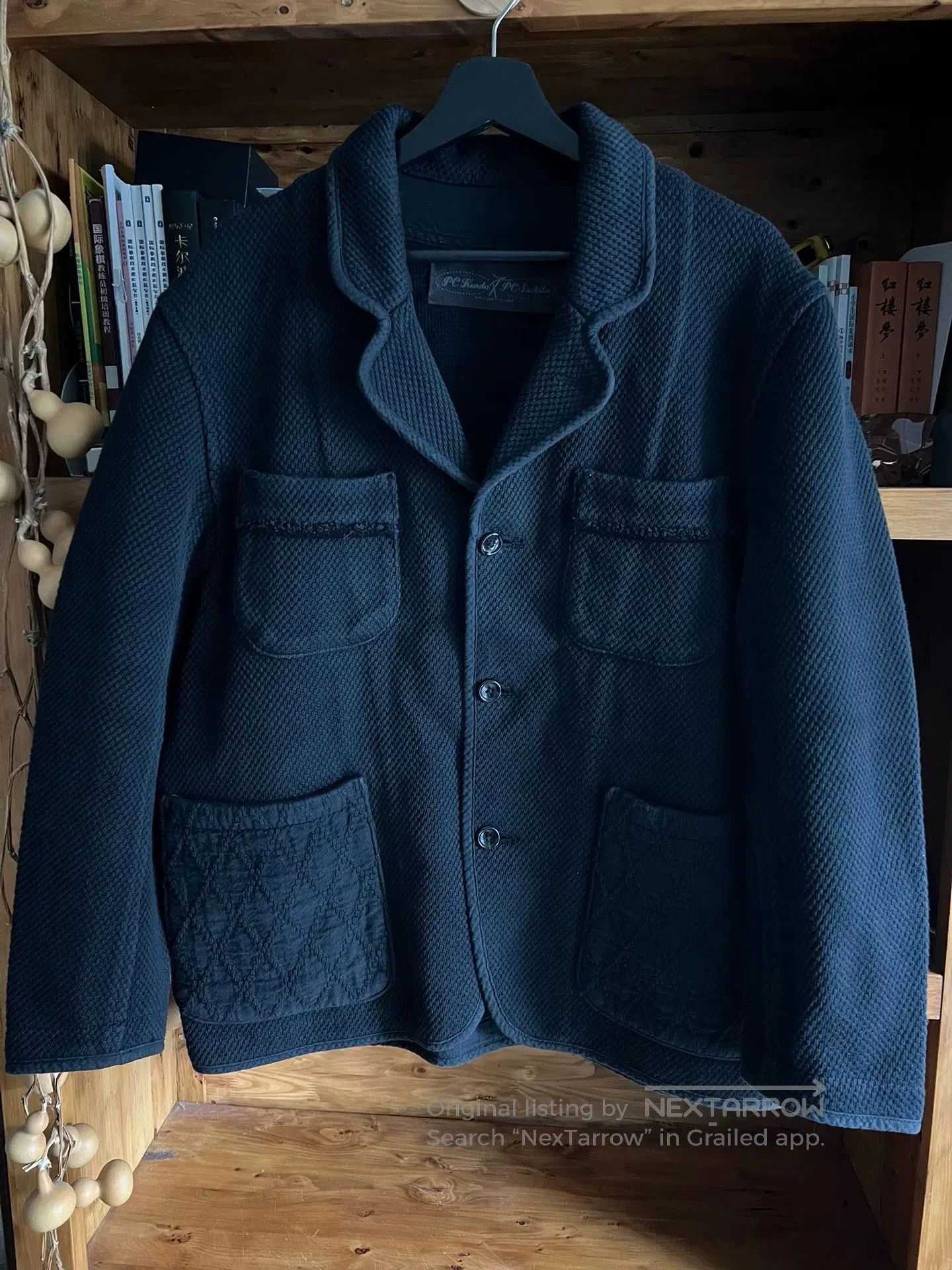porter classic kendo black jacket with pockets.