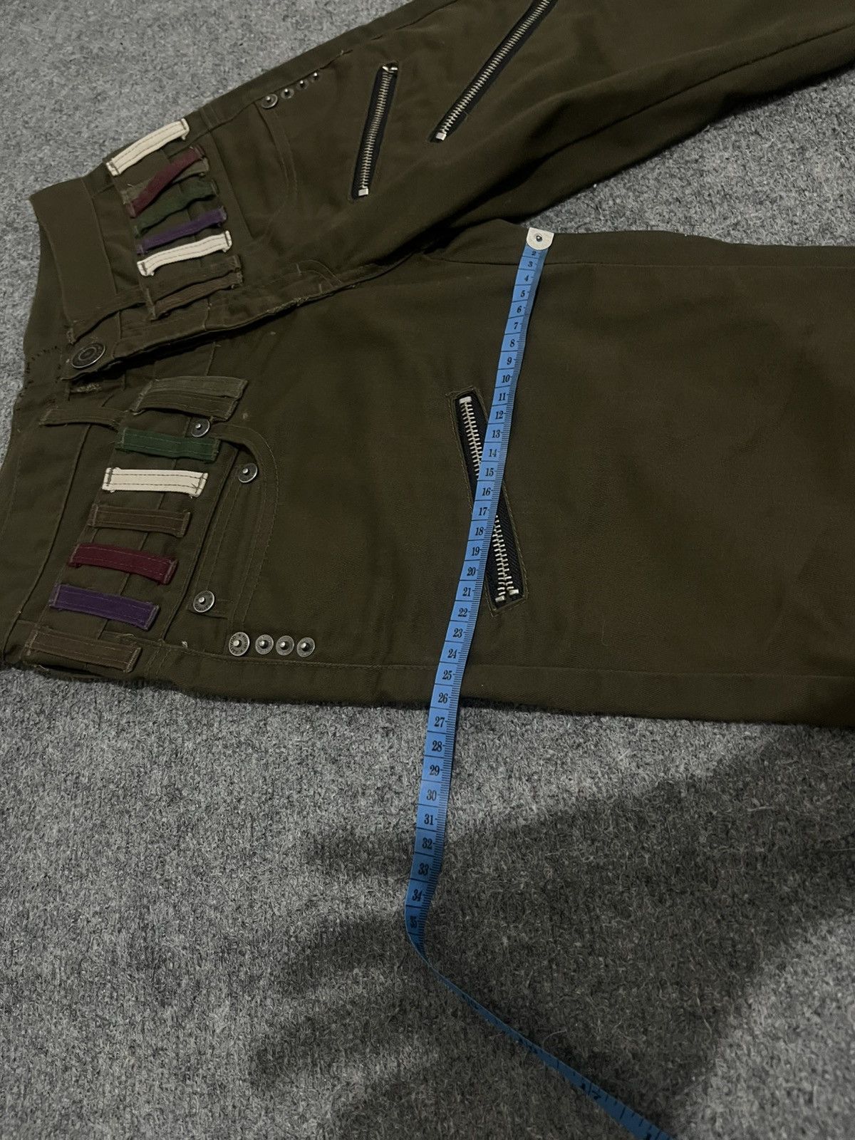 Le Grande Bleu (L.G.B.) Vintage Japanese Brand F2D Zippered Knickers Cargo Size US 30 / EU 46 - 8 Thumbnail