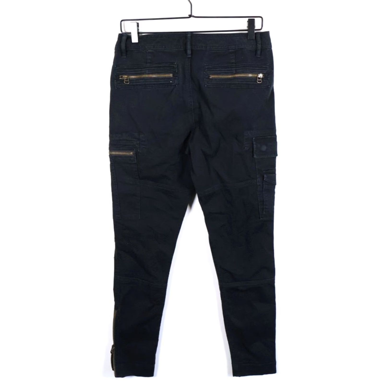 Polo Ralph Lauren Polo Ralph Lauren Pants Women's 10 Zip Cargo Black Gorpcore Military Pockets Casual Modern Size 32" / US 10 / IT 46 - 2 Thumbnail