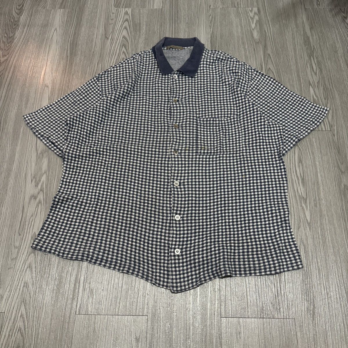 Y's × Yohji Yamamoto Y's For Men Yohji Yamamoto Button Polo Shirts Size US M / EU 48-50 / 2 - 1 Thumbnail