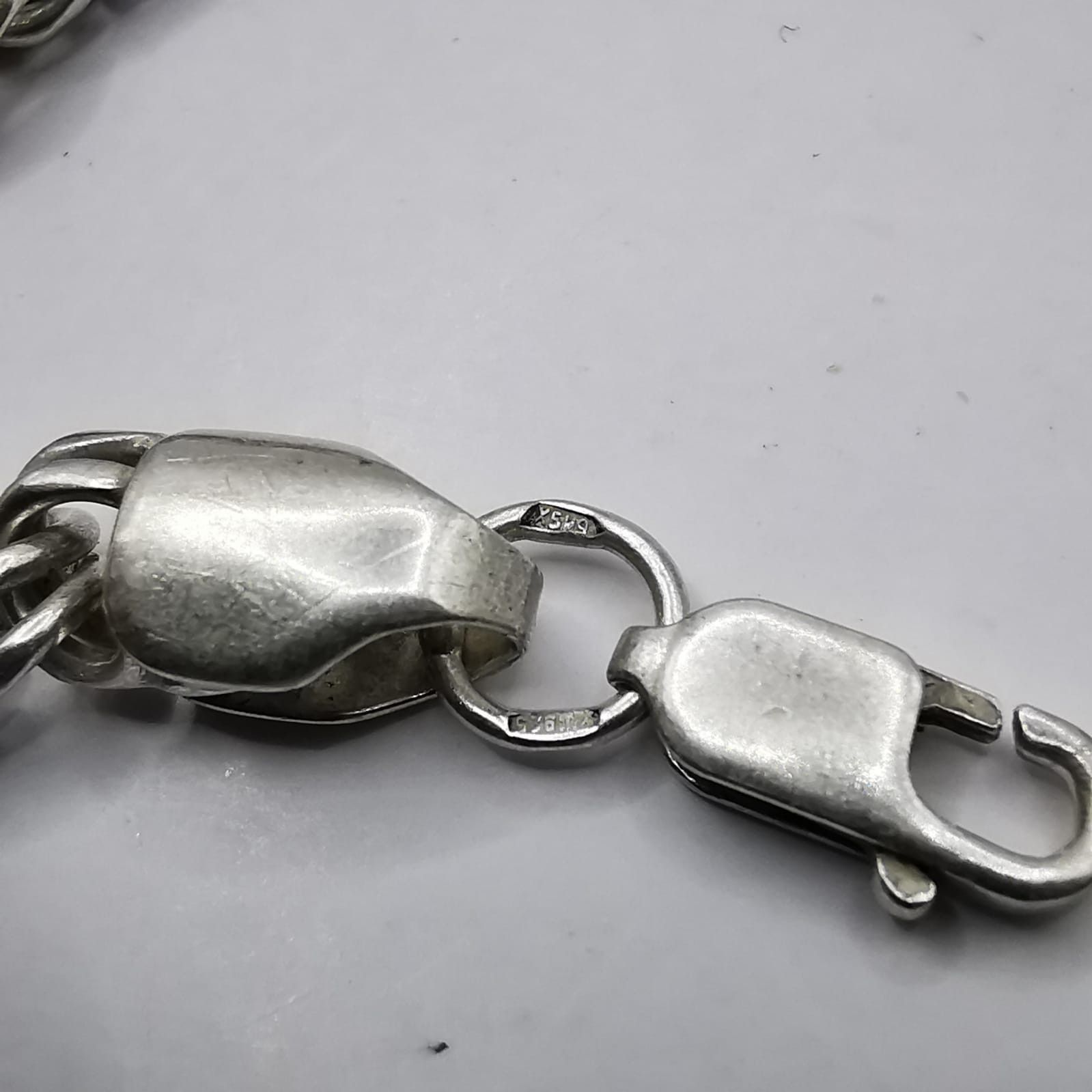 Sterling Silver Vintage Chain, 925 Sterling Silver, Signed 42.39g Size ONE SIZE - 6 Thumbnail