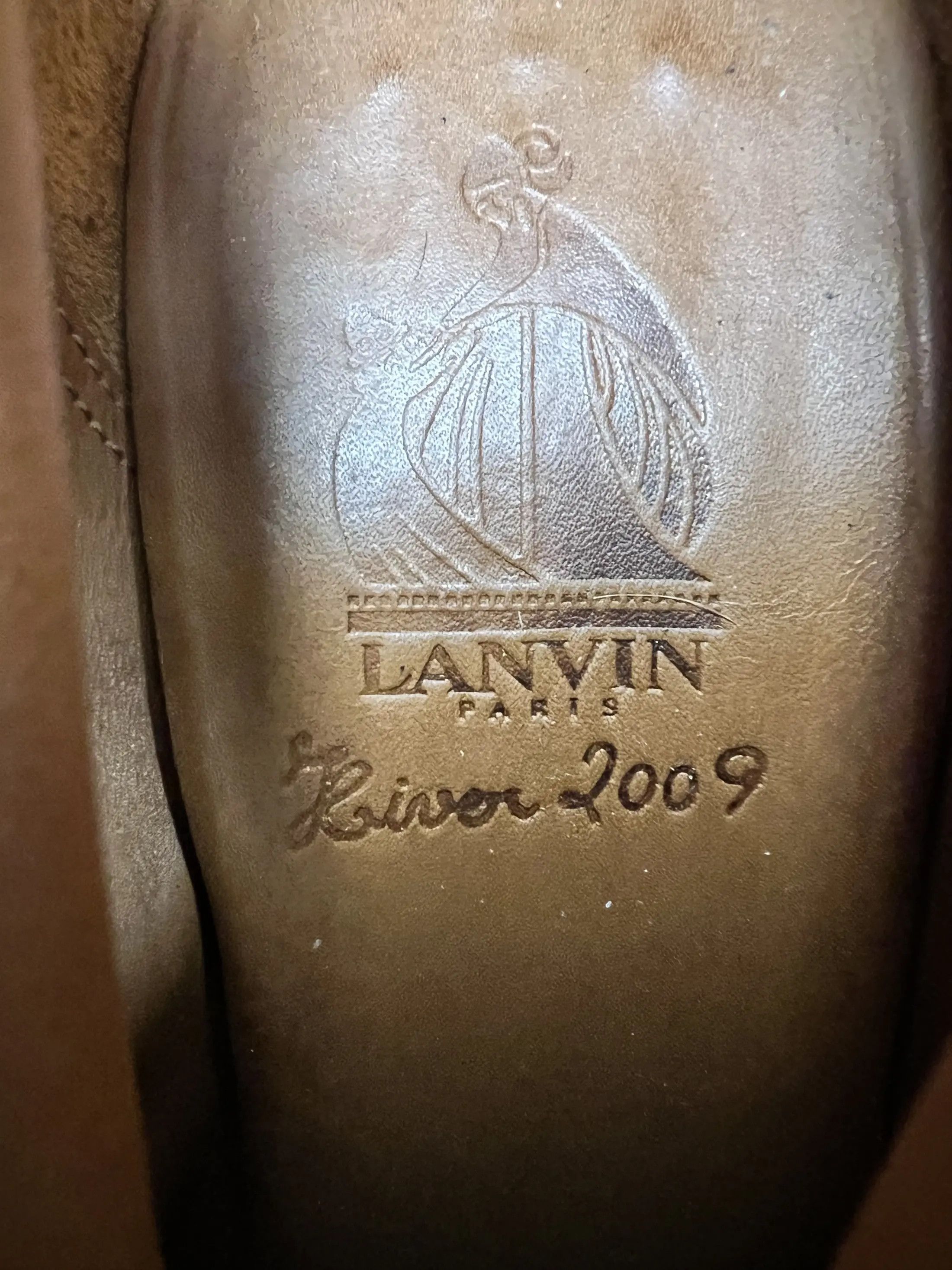 Lanvin High Boots Double Leather Size US 7 / IT 37 - 10 Thumbnail