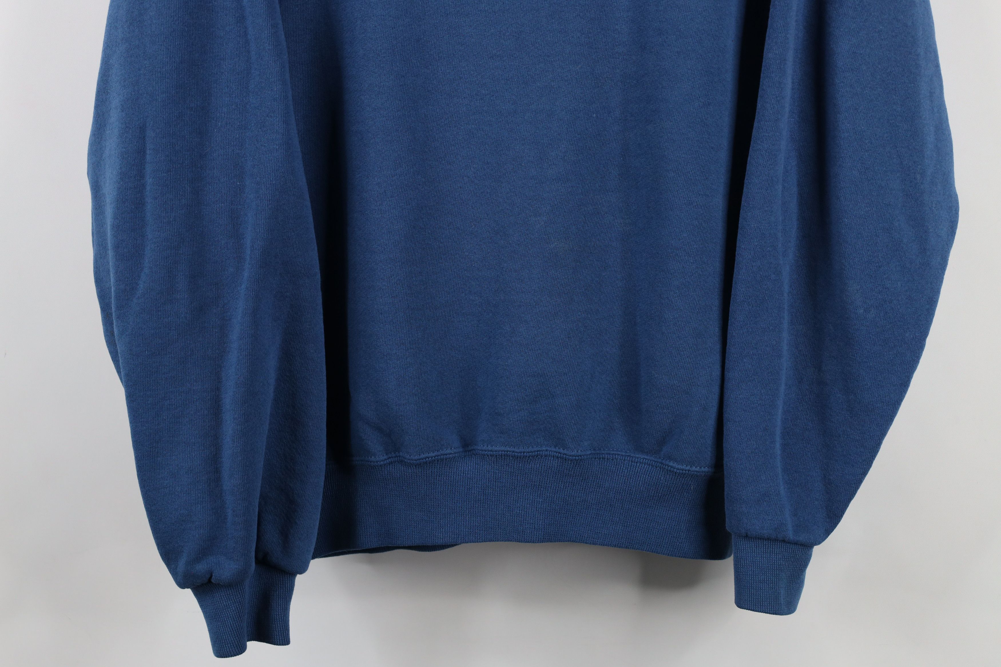 Vintage Vintage 90s Bike Blank Crewneck Sweatshirt Blue USA Size US M / EU 48-50 / 2 - 3 Thumbnail