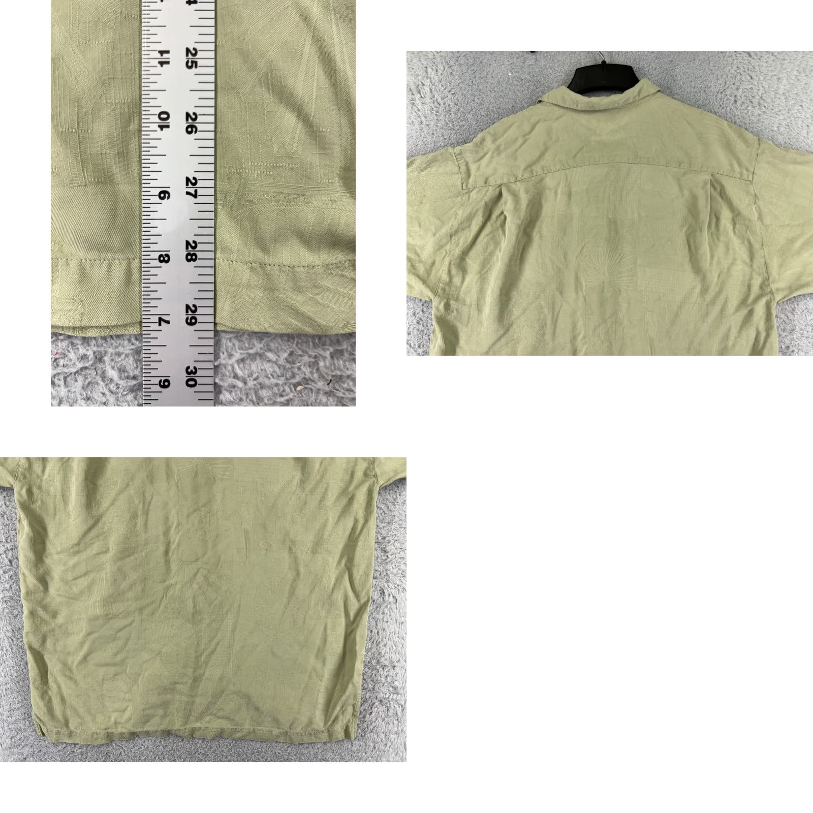 Tommy Bahama Tommy Bahama Shirt Men Medium Green Palm Cocktail Print Hawaiian Vacation Beach Size US M / EU 48-50 / 2 - 9 Thumbnail
