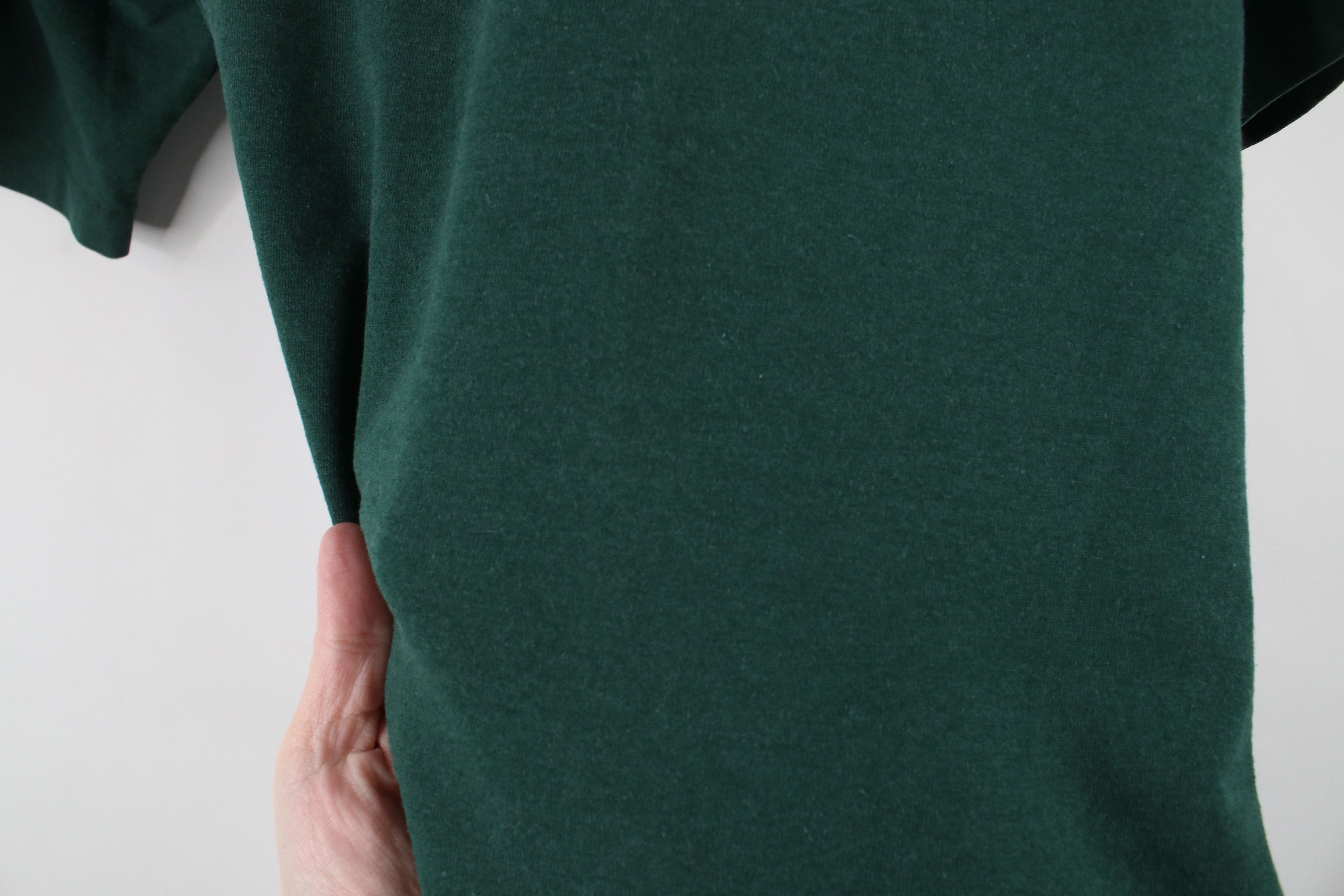 Vintage Vintage 90s Streetwear Blank Short Sleeve T-Shirt Green USA Size US L / EU 52-54 / 3 - 4 Thumbnail