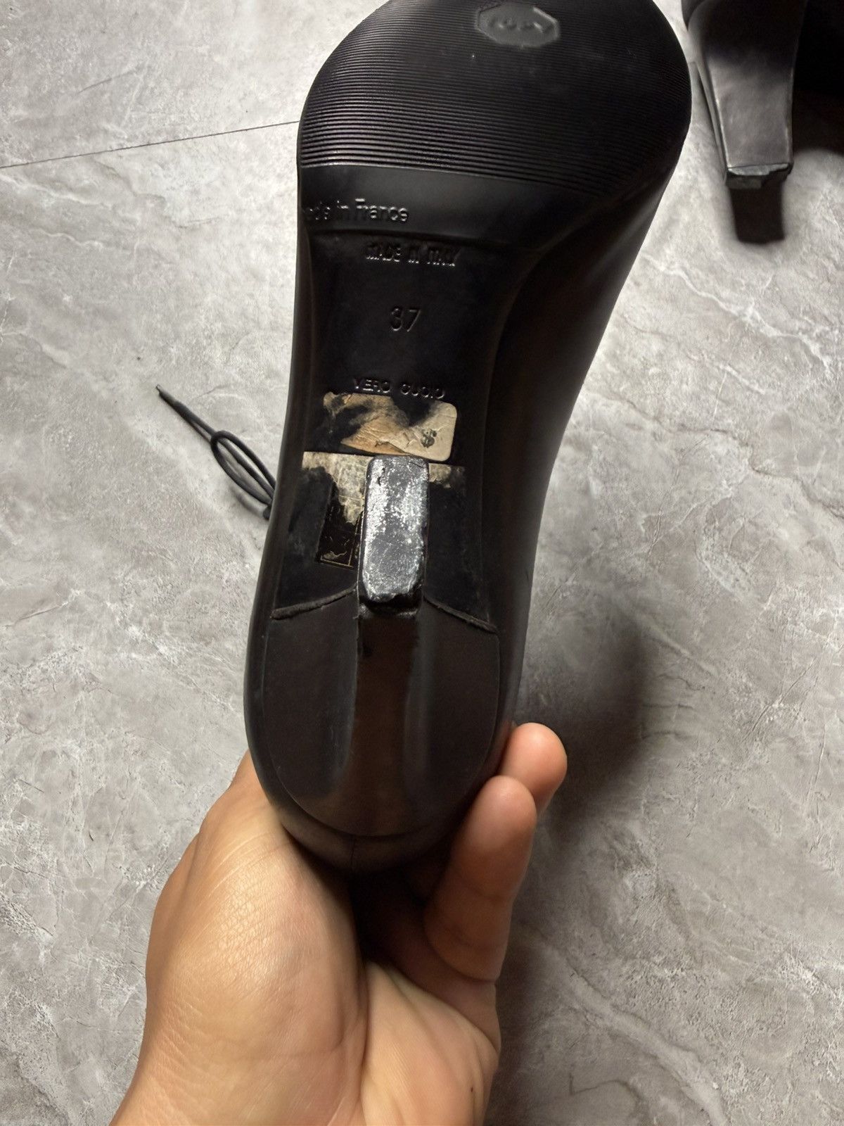 Helmut Lang Vintage Archival Helmut Lang Open Toe Wedge Sandals Size US 7 / IT 37 - 5 Thumbnail