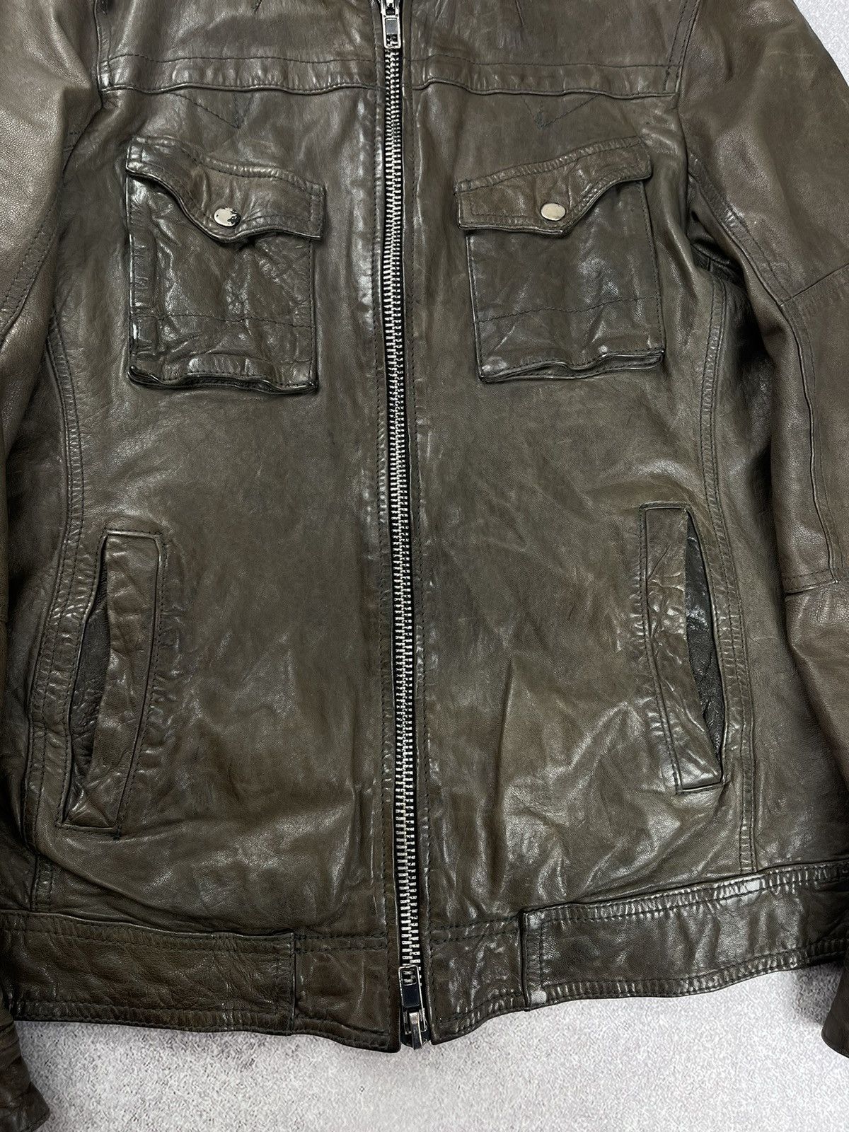Allsaints Allsaints Spitalfields Leather Jacket Men’s Size S Size US S / EU 44-46 / 1 - 4 Thumbnail