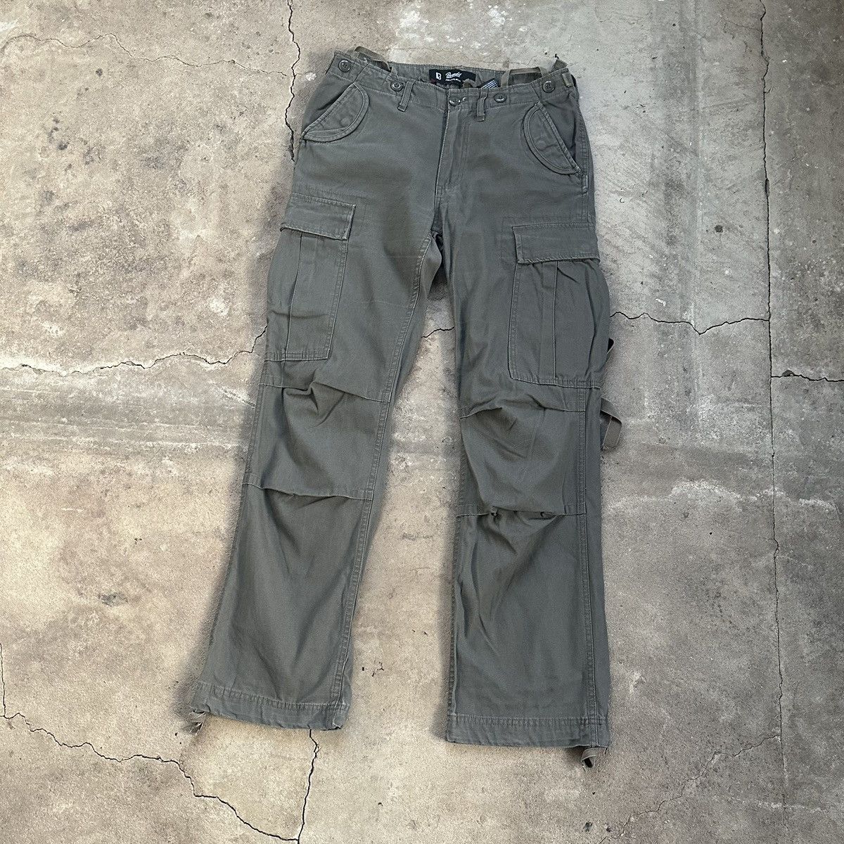 Japanese Brand Brandit black cargo multipocket pants Size US 29 - 3 Thumbnail