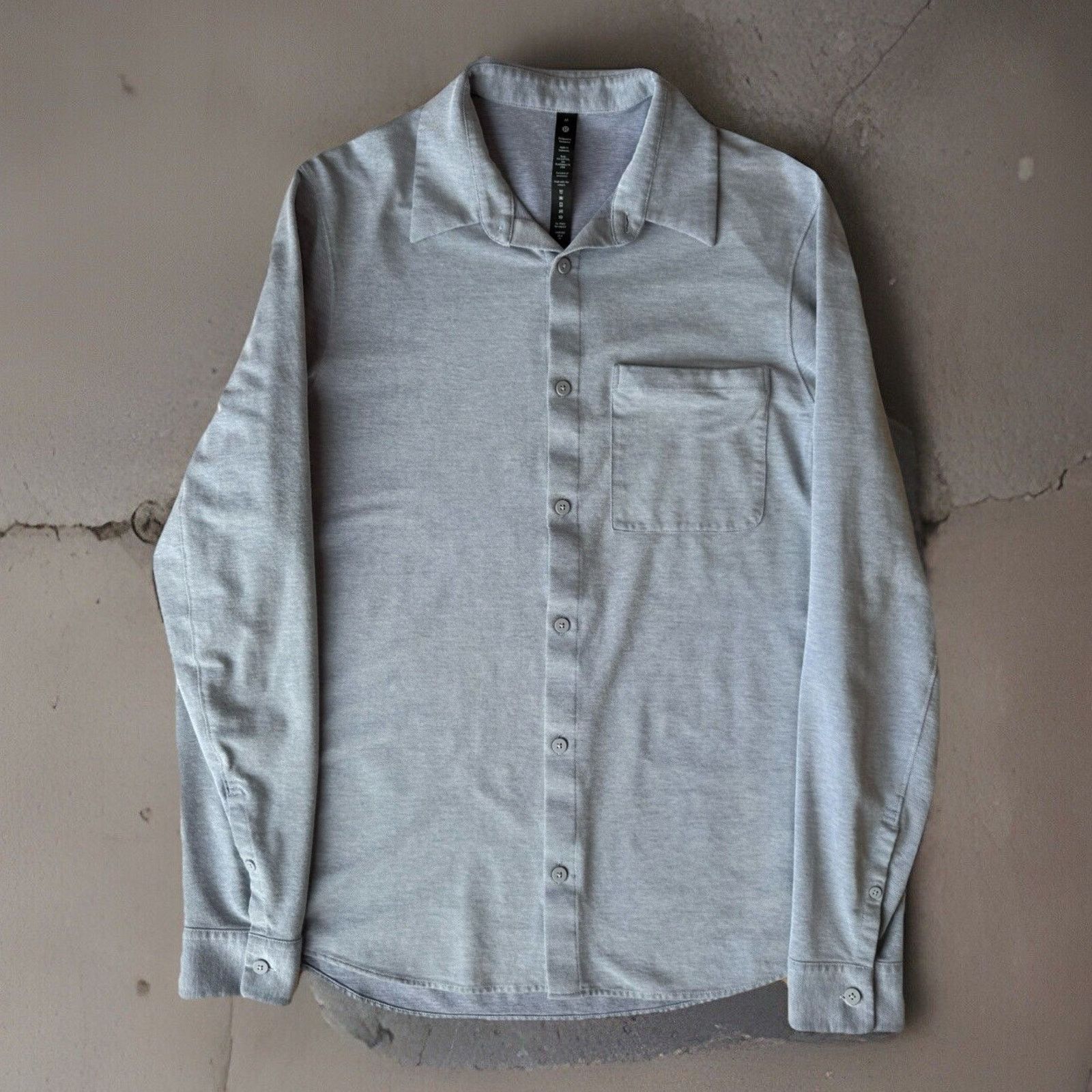 Lululemon Lululemon Commission Shirt Medium Blue Casual Button Size US M / EU 48-50 / 2 - 1 Thumbnail