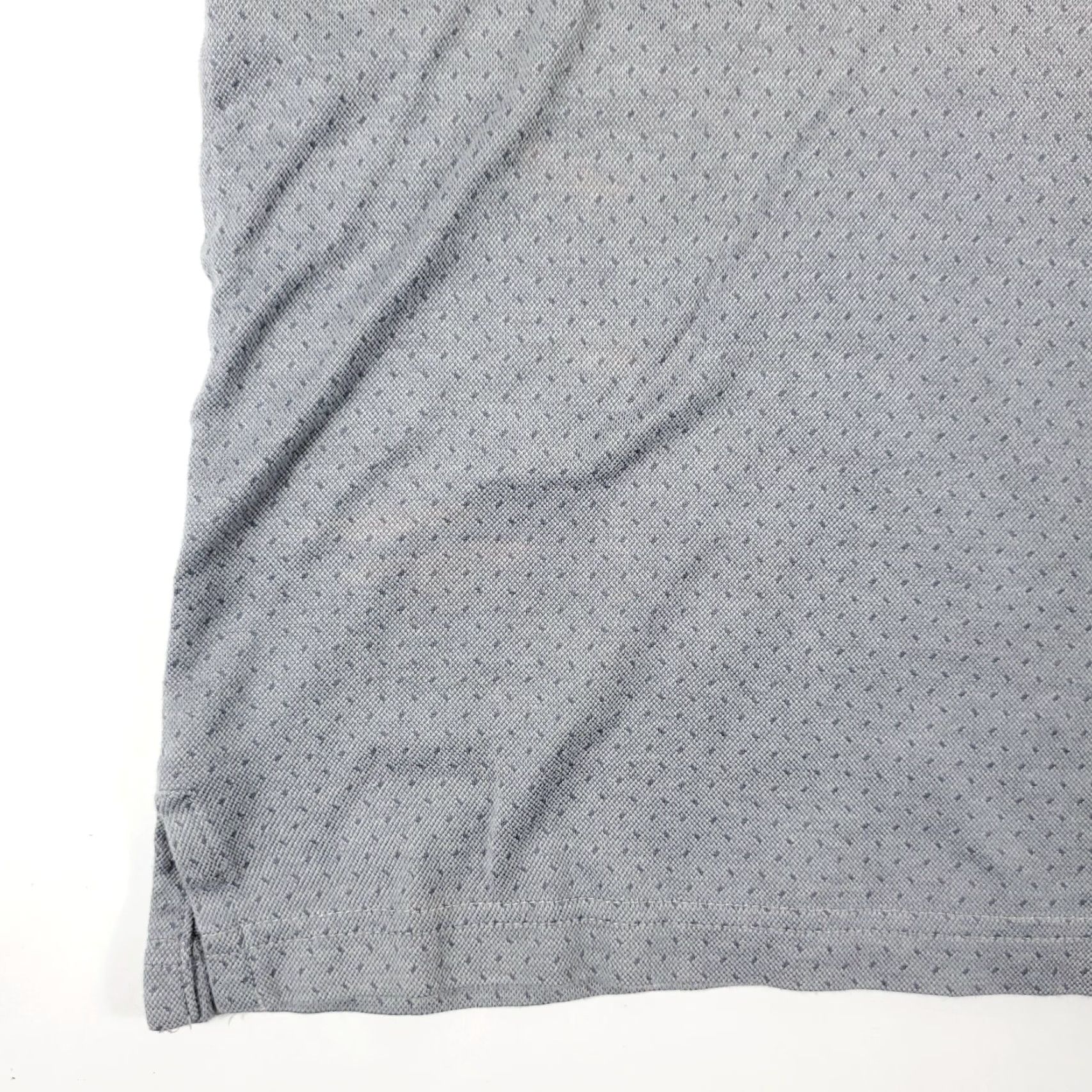 BUGATCHI BUGATCHI Gray Polo Shirt Short Sleeve Mens XL Cotton 100% Geometric Preppy 90s Golf Lacrosse Rugby N/A (no extra) Size US XL / EU 56 / 4 - 5 Thumbnail
