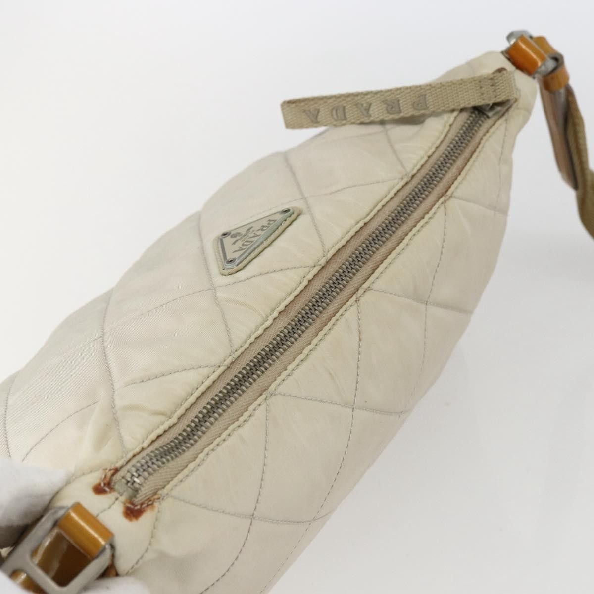 Prada PRADA Shoulder Bag Nylon Yellow Silver Auth 169507 - Jerrill Size ONE SIZE - 6 Thumbnail