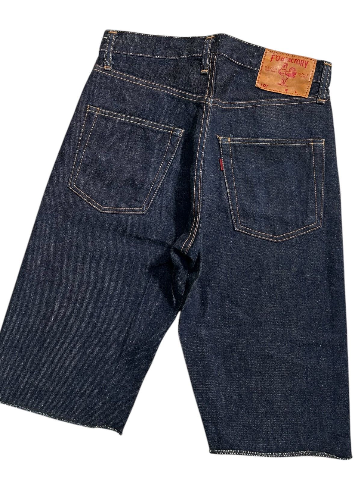 Japanese Brand × Kapital × Vintage FOB FACTORY SELVEDGE Japanese Short Denim Jeans Size US 29 - 1 Thumbnail