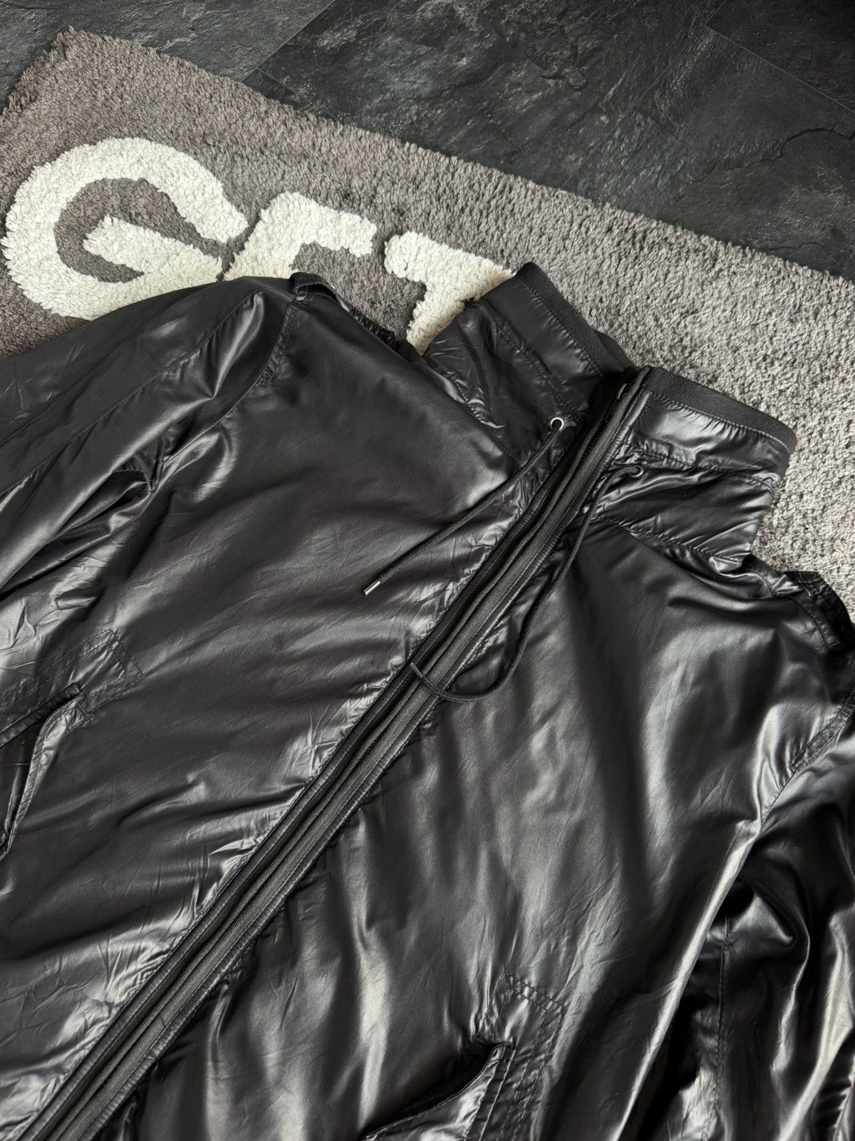 Diesel Diesel Black Nylon Bomber Jacket Y2K Vintage Avant Garde Size US L / EU 52-54 / 3 - 6 Thumbnail