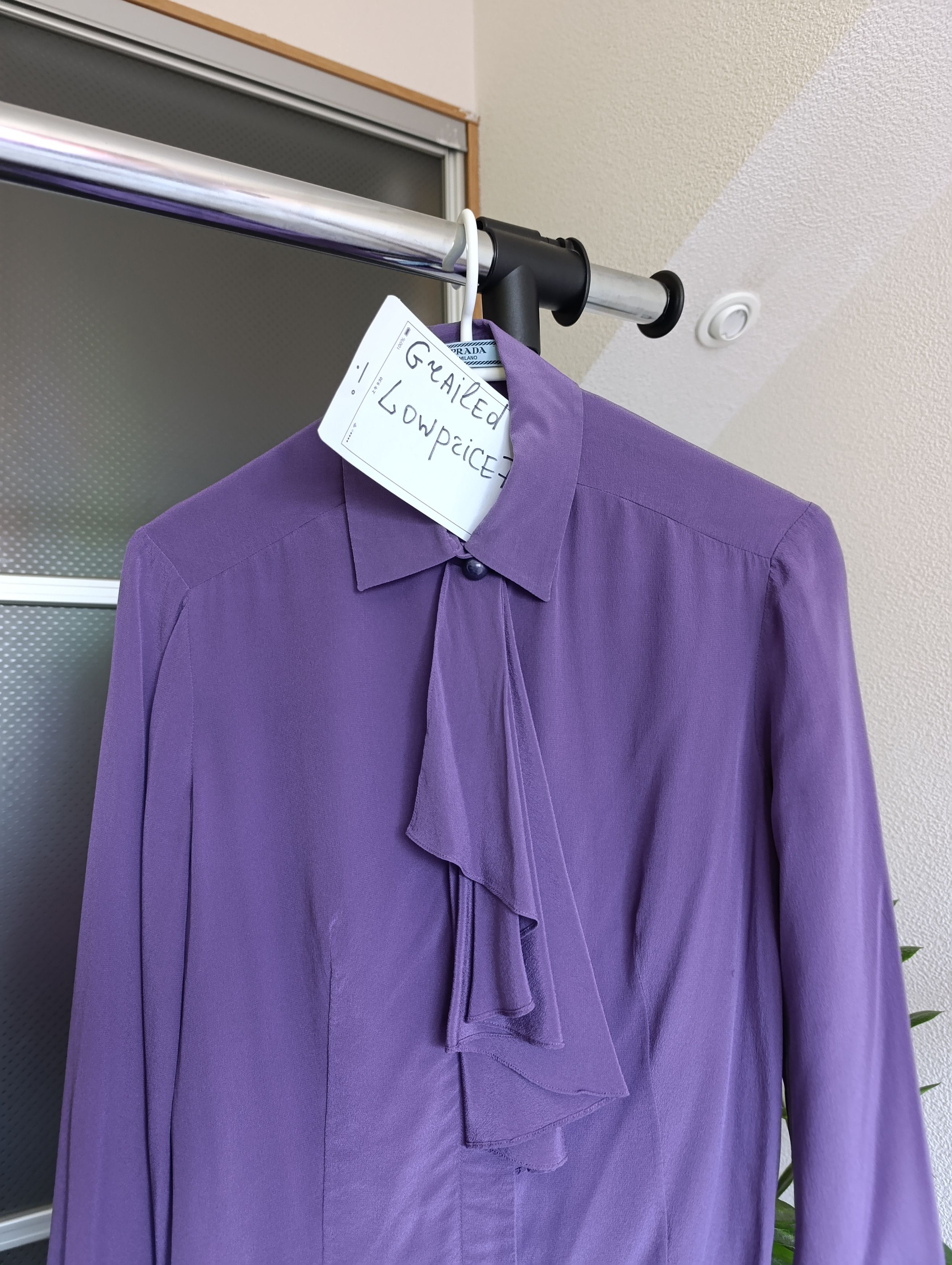 Prada Prada Milano womens silk blouse shirt Size XS / US 0-2 / IT 36-38 - 4 Thumbnail