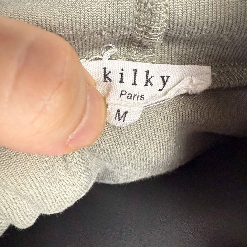 Other KILKY PARIS Ruffles Shoulders Sage green Sweater Sweatshirt Size M / US 6-8 / IT 42-44 - 3 Thumbnail