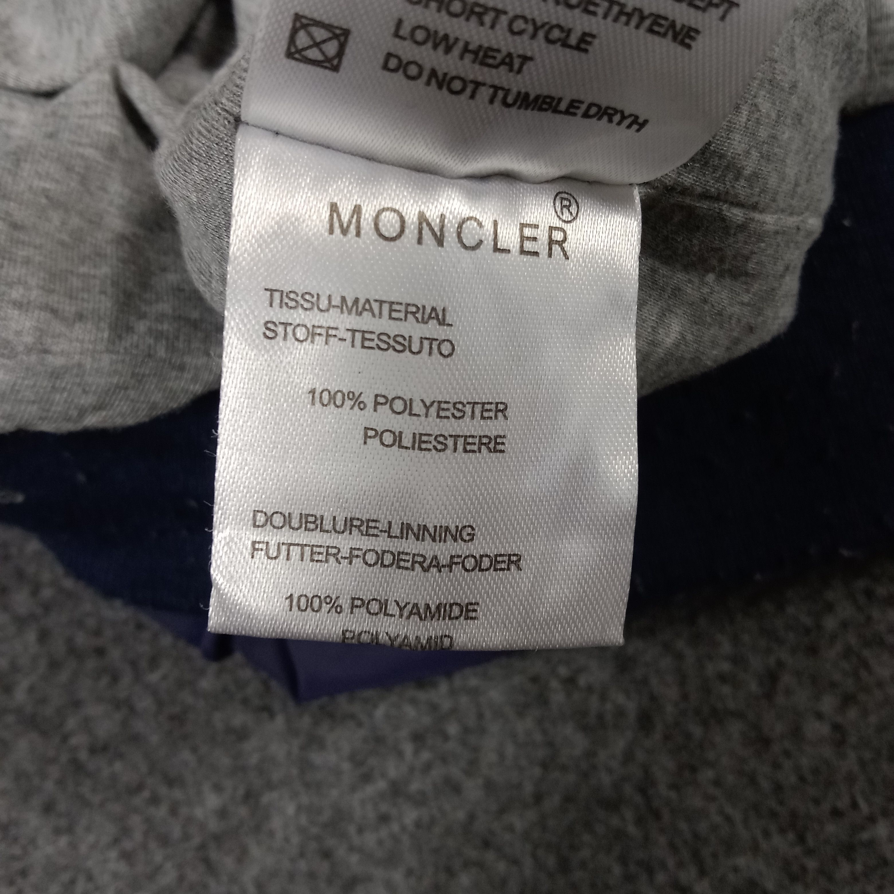 Vintage Italian Brand Moncler Windbreaker Button Jacket Size US M / EU 48-50 / 2 - 9 Thumbnail