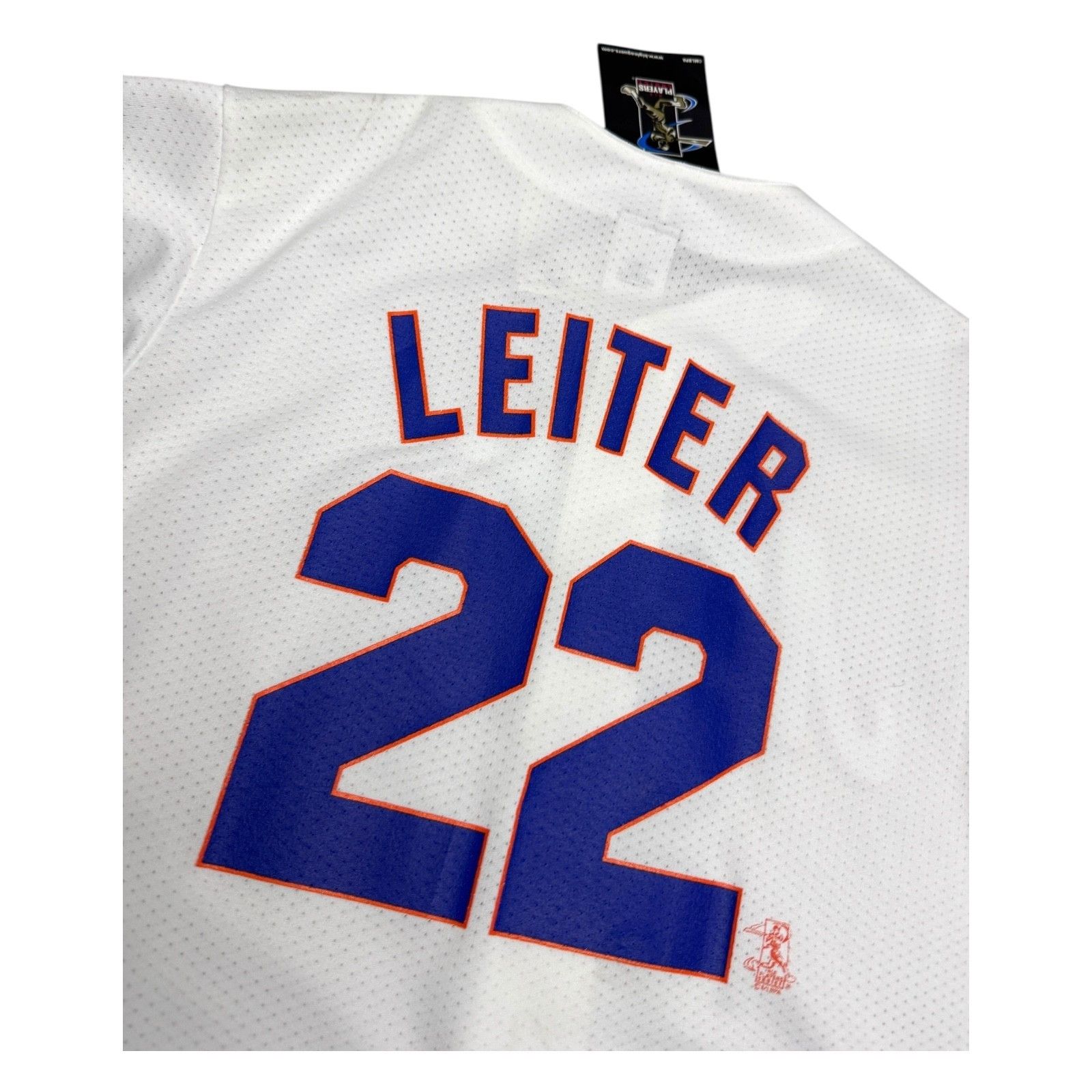 MLB NWT NEW YORK METS Leiter Deadstock Majestic Baseball Jersey Size US L / EU 52-54 / 3 - 4 Thumbnail