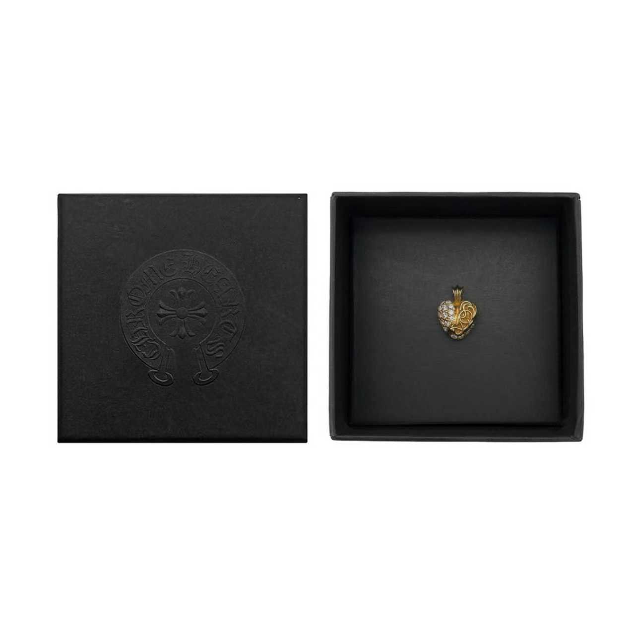 Chrome Hearts Chrome Hearts 22K Gold Diamonds Vegas Vine Heart Pendant Size ONE SIZE - 4 Thumbnail