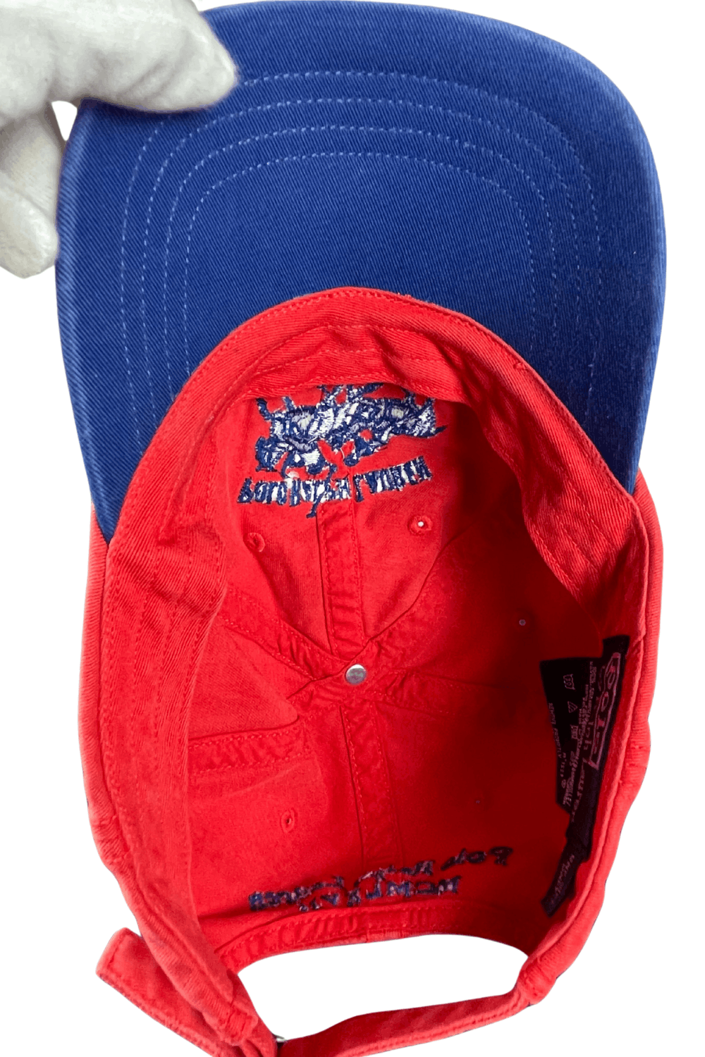 Polo Ralph Lauren POLO RALPH LAUREN 3-CAP — 2000s ARCHIVE — RED/ROYAL TWO-TONE Size ONE SIZE - 6 Thumbnail