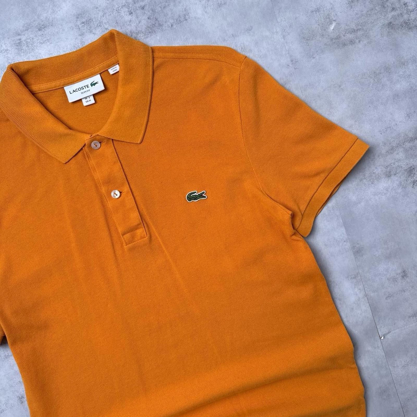Lacoste Y2K Lacoste Orange Polo Shirt Size US M / EU 48-50 / 2 - 3 Thumbnail