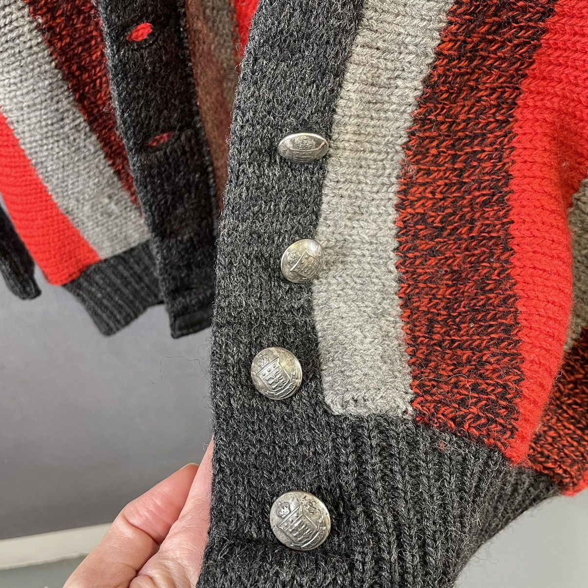Jantzen 60s Janzten Striped Wool cardigan M-L Size US S / EU 44-46 / 1 - 10 Thumbnail
