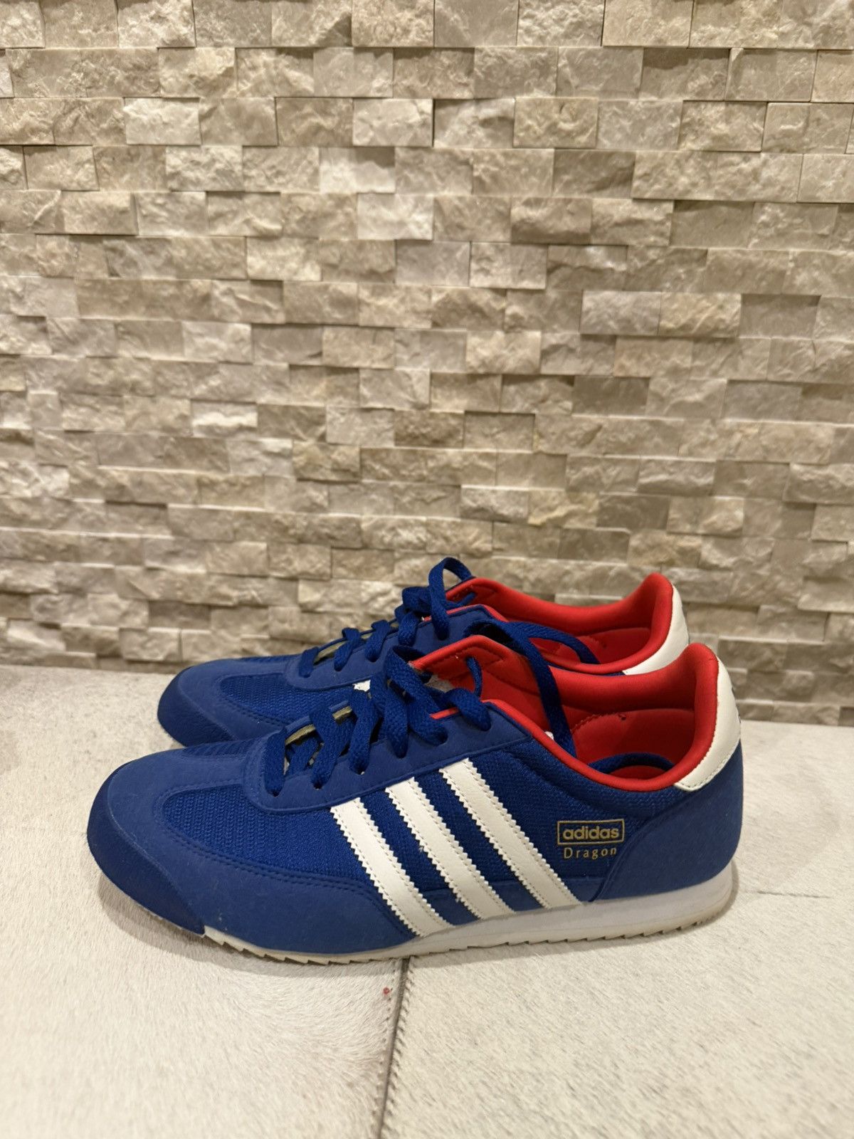 Adidas Vintage adidas Dragon – Blue / White / Red – Unisex - sw Size US 6.5 / EU 39-40 - 3 Thumbnail